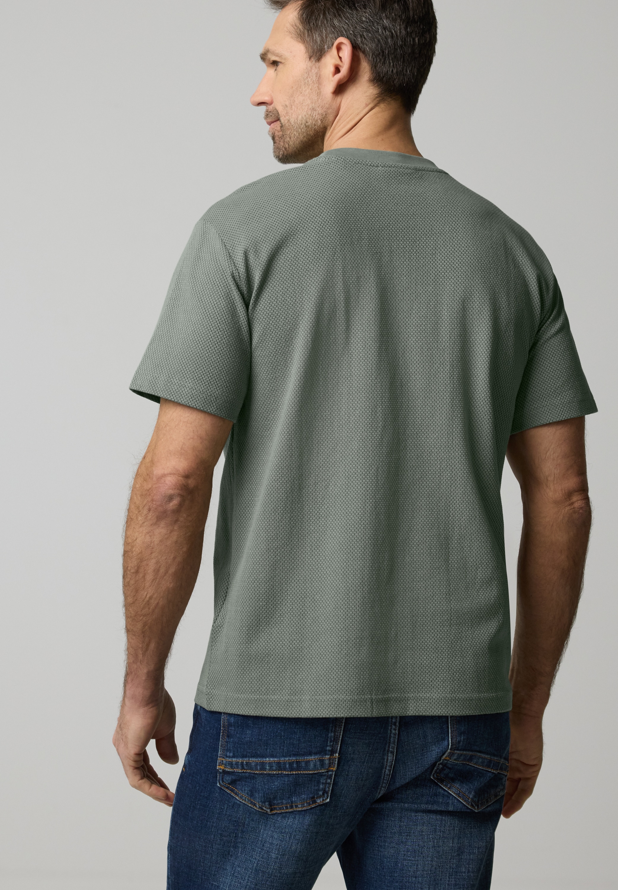 STREET ONE MEN T-Shirt im soften Baumwoll-Mix