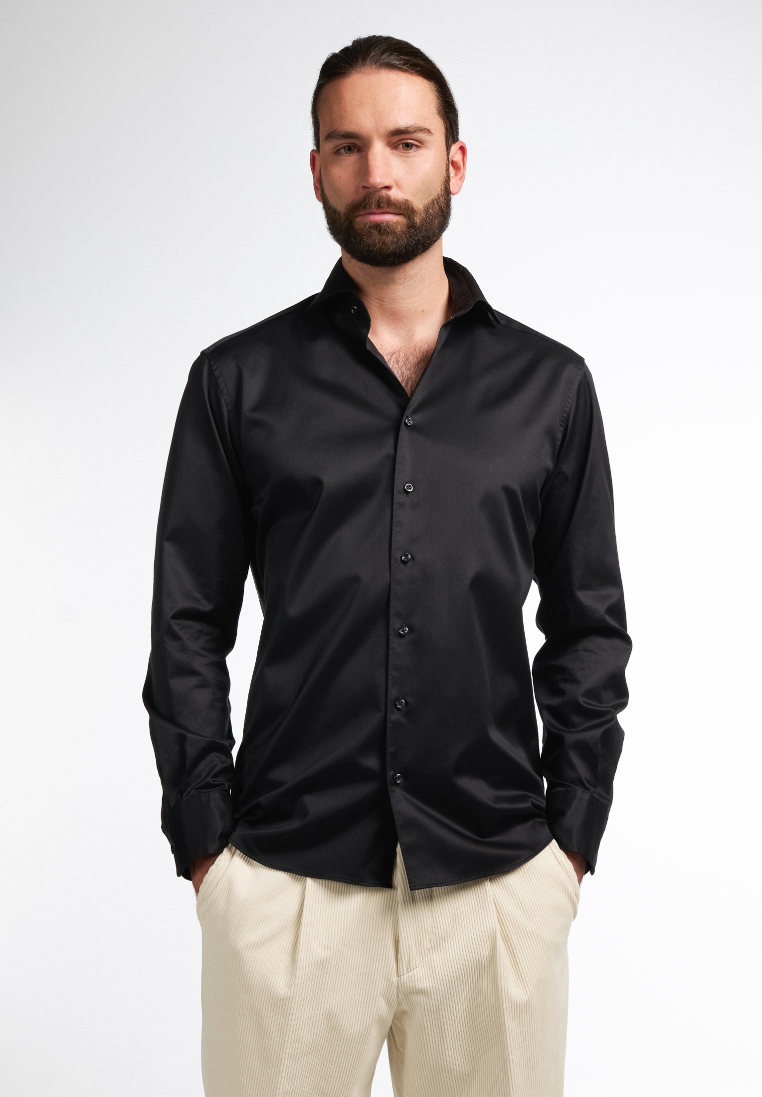 Eterna Langarmhemd "MODERN FIT", EASY IRON (bügelleicht) günstig online kaufen