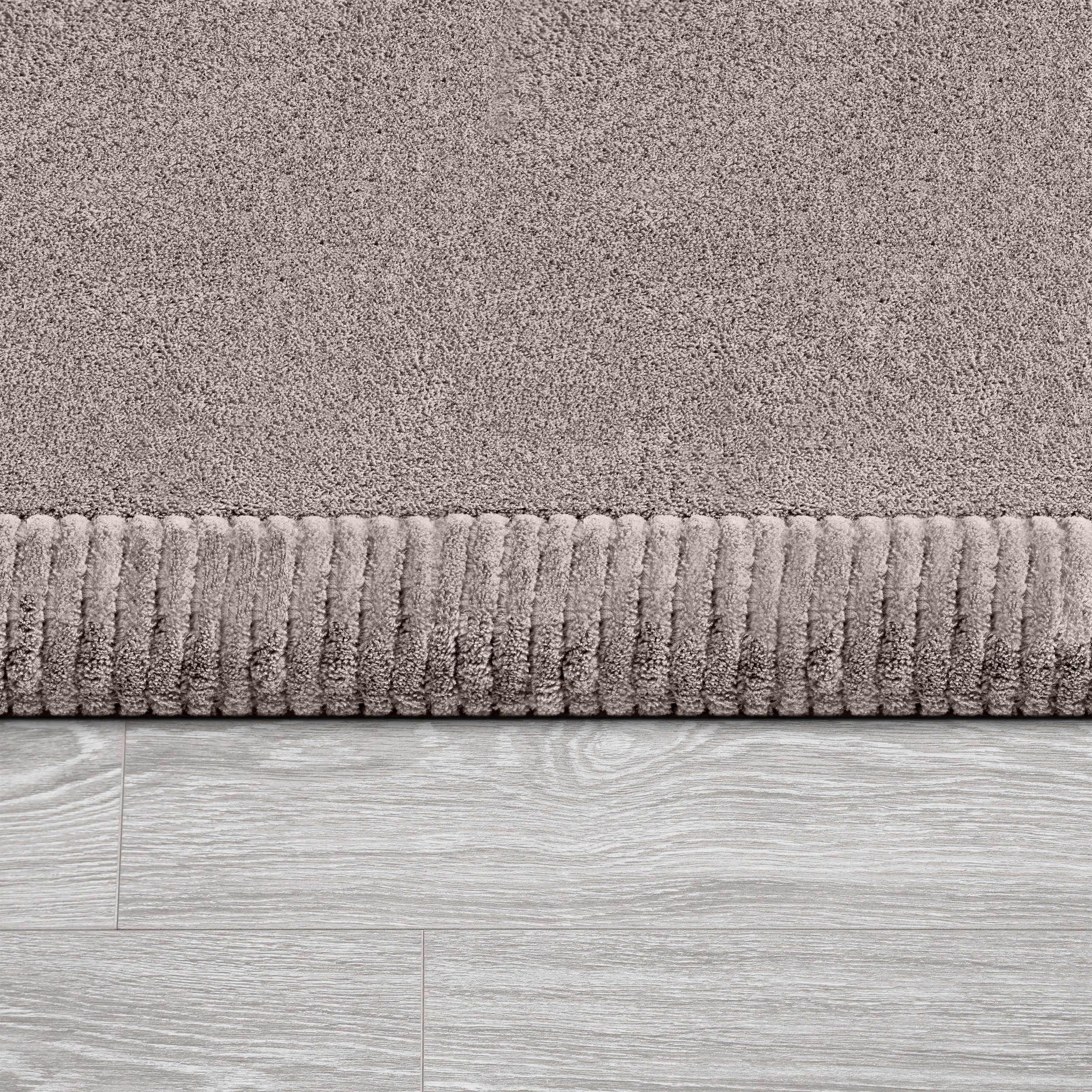Paco Home Teppich »Tatami 475«, rechteckig, 24 mm Höhe, Kurzflor, Uni-Farben, mit Memory Foam, waschbar