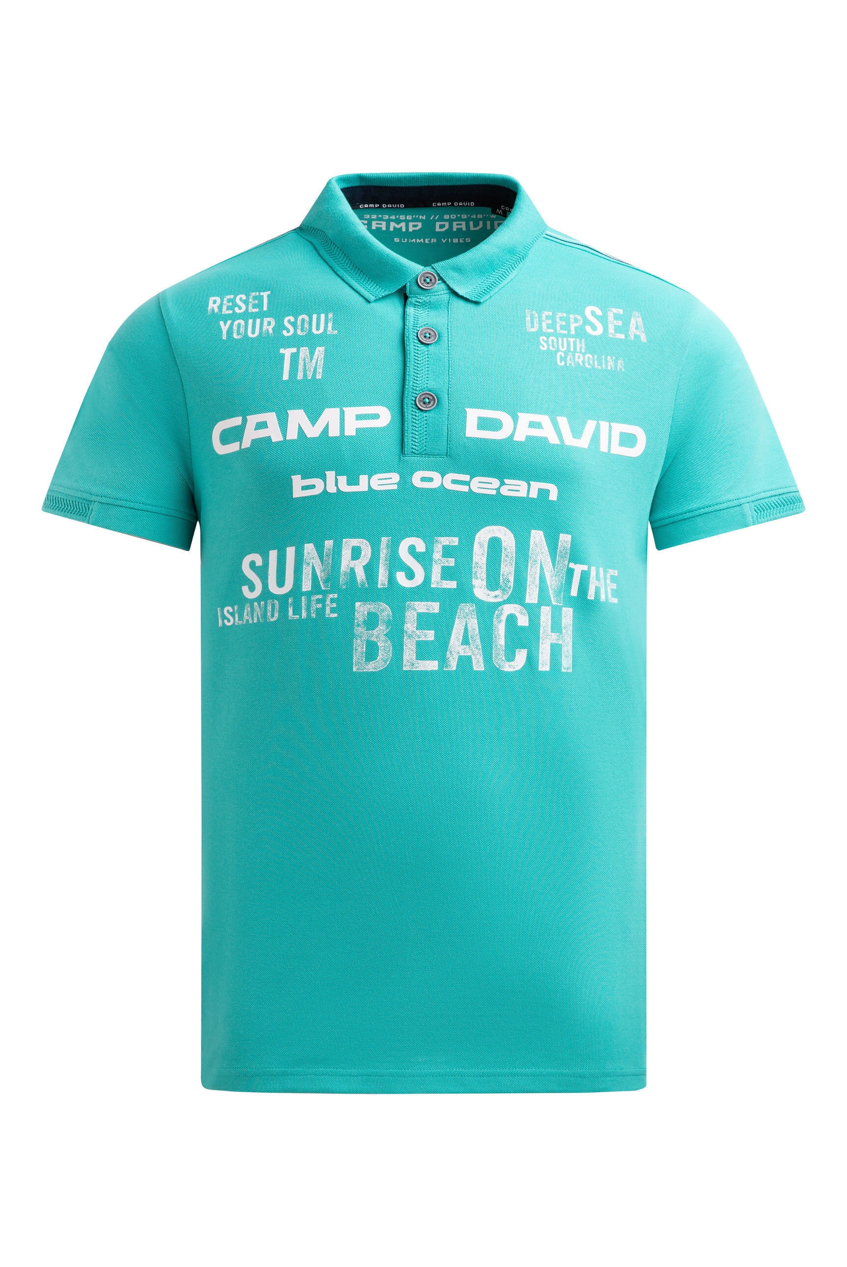 CAMP DAVID Poloshirt aus Baumwolle