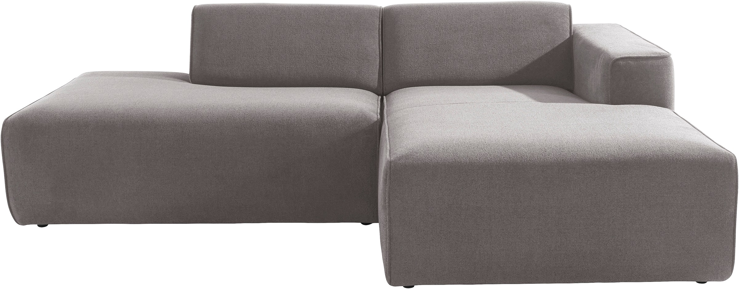 andas Ecksofa "Noord mit Kedernaht, Breite 227 cm", Cord, Struktur, Webstof günstig online kaufen