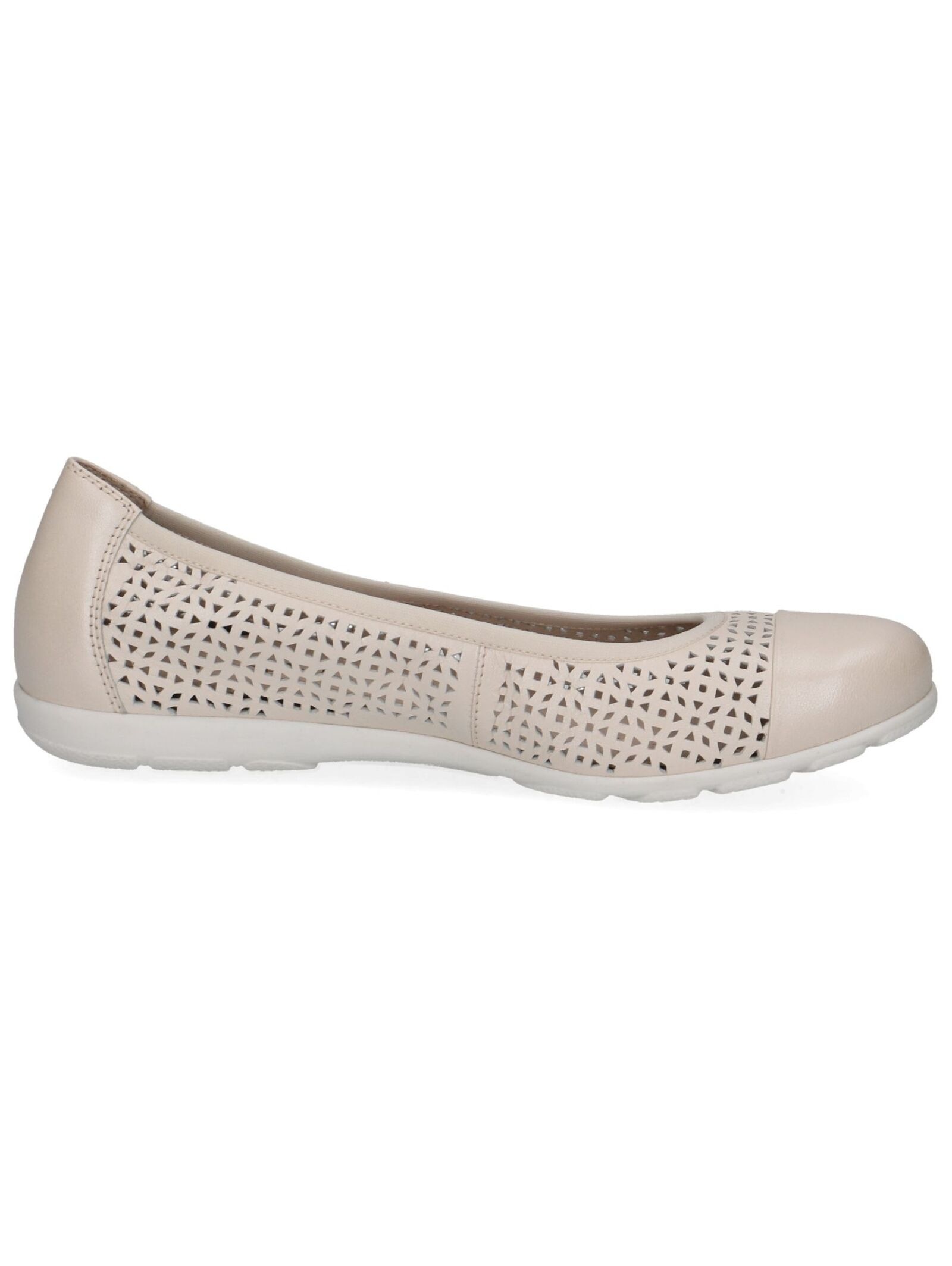 Caprice Ballerina Leder Creme 37 6