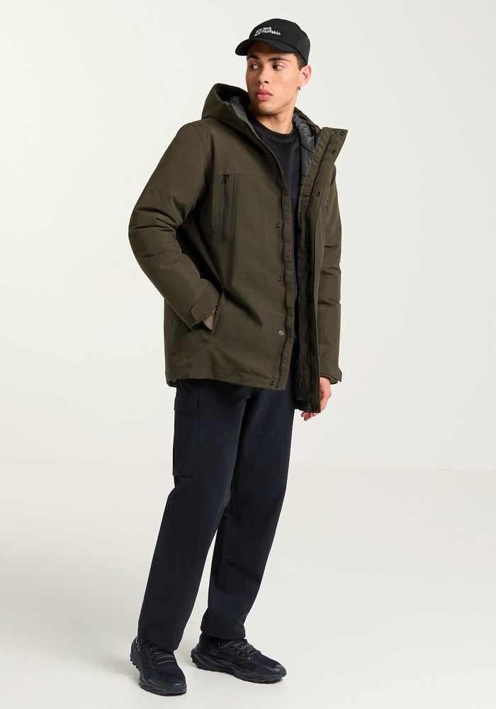 Jack Wolfskin Winterjacke »GLACIER SHIELD JKT M«, Winddicht, wasserdicht, Übergangsjacke