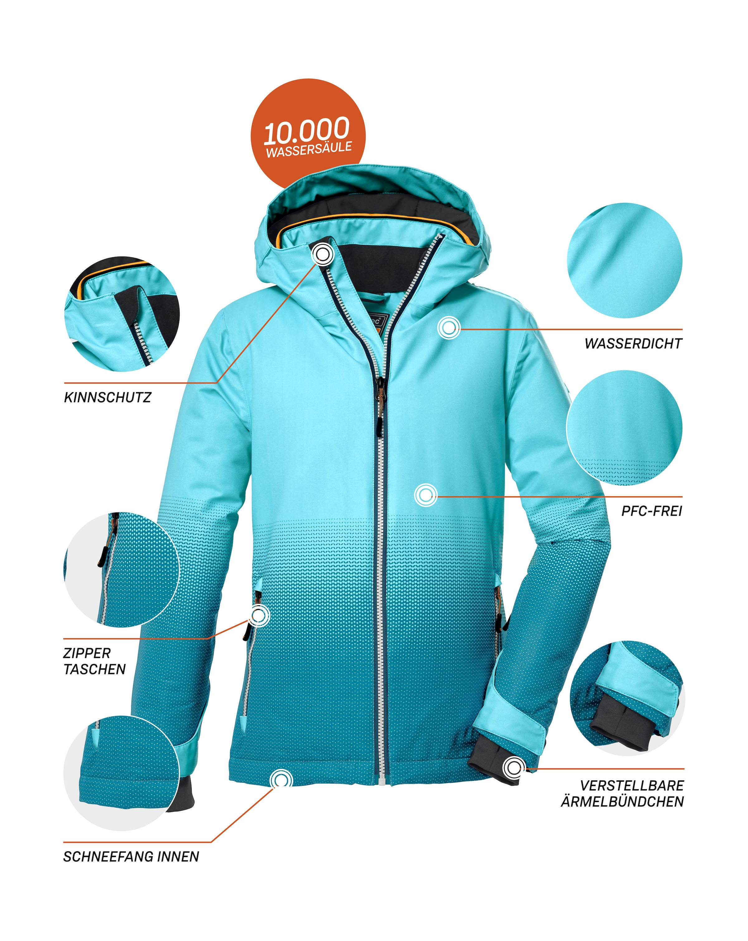 Killtec Skijacke »KSW 183 GRLS SKI JCKT«