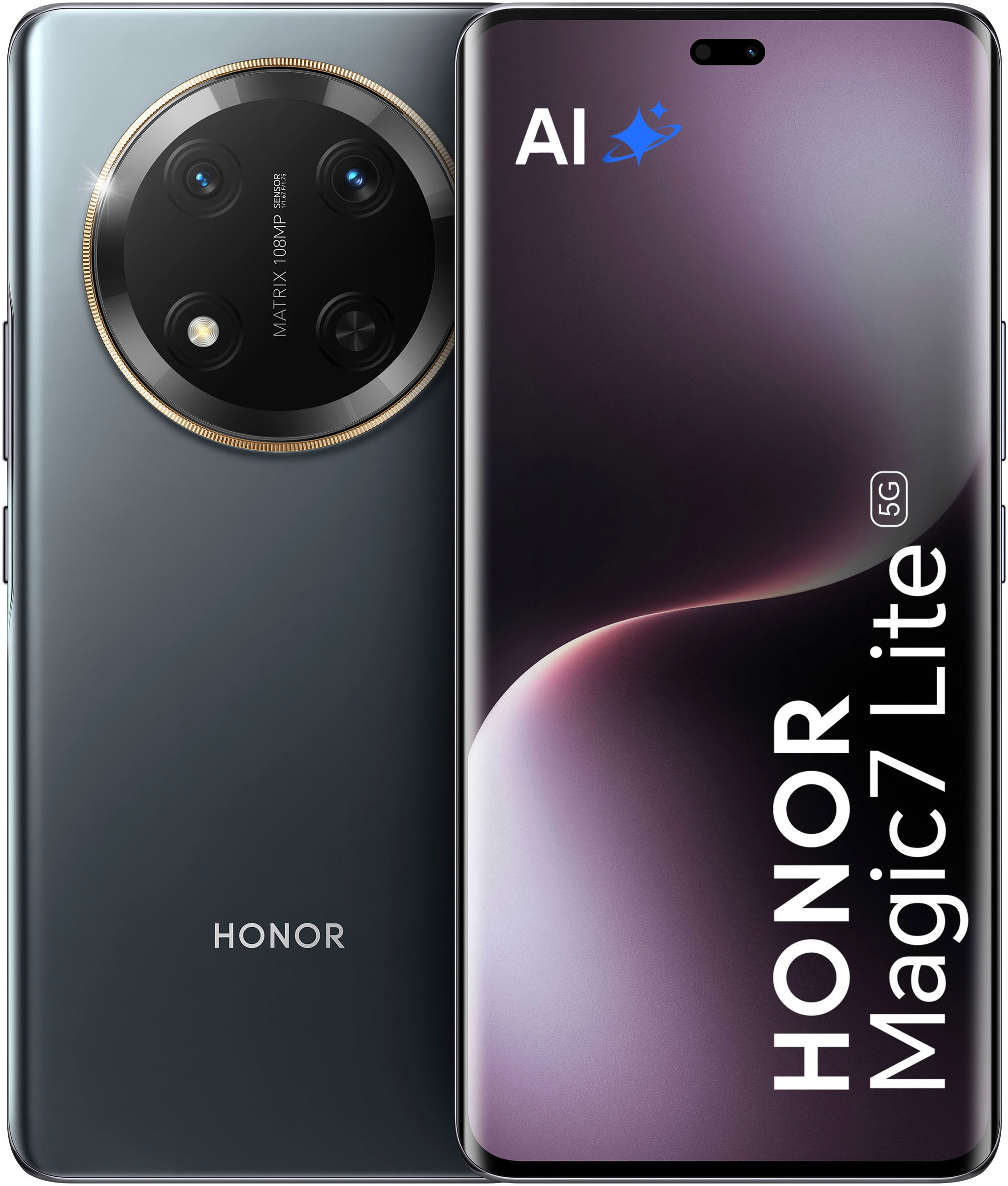 Honor Smartphone »Magic 7 Lite«, Titanium Black