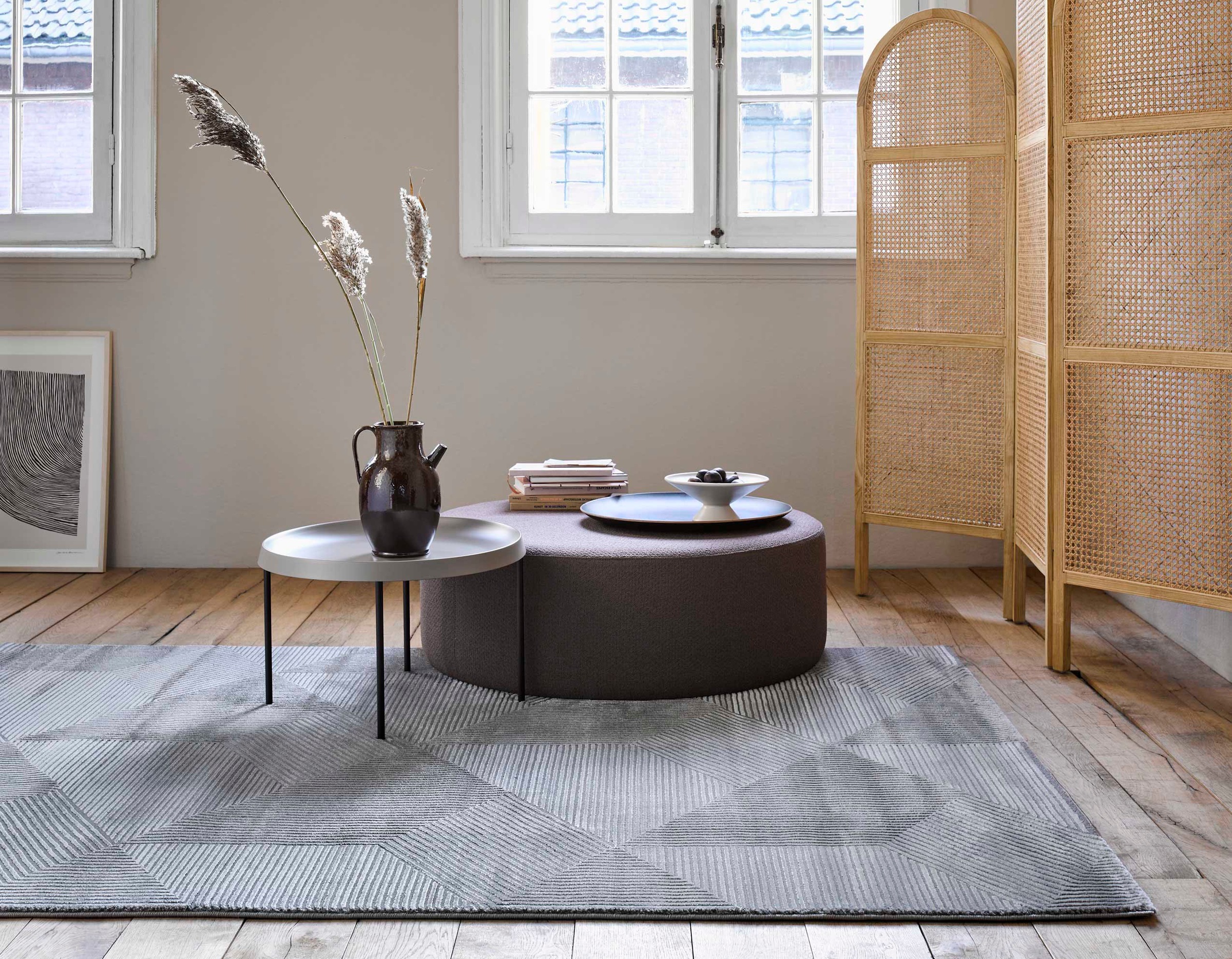 Esprit Teppich "Velvet Groove ESP-8780" rechteckig 12 mm Höhe Kurzflor, Hoc günstig online kaufen