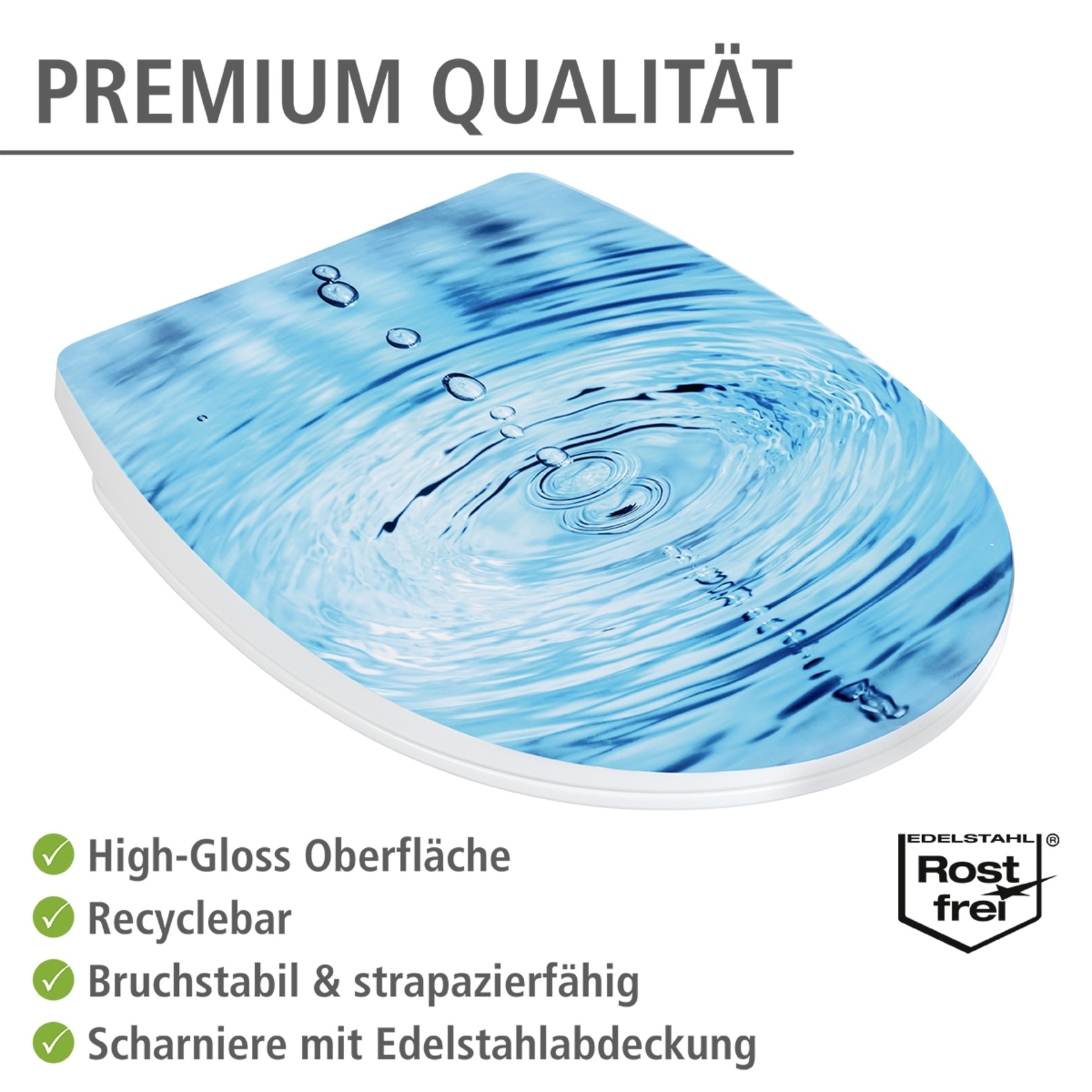 WENKO WC-Sitz »Droplets«