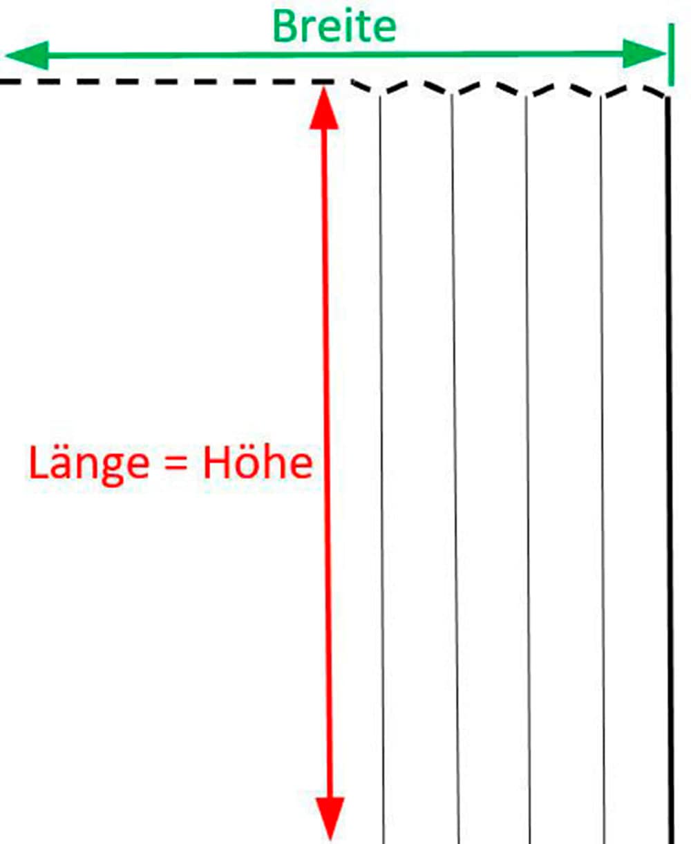 Vorhang (1 nach St.), Maß »Berlare«, | BAUR Wirth