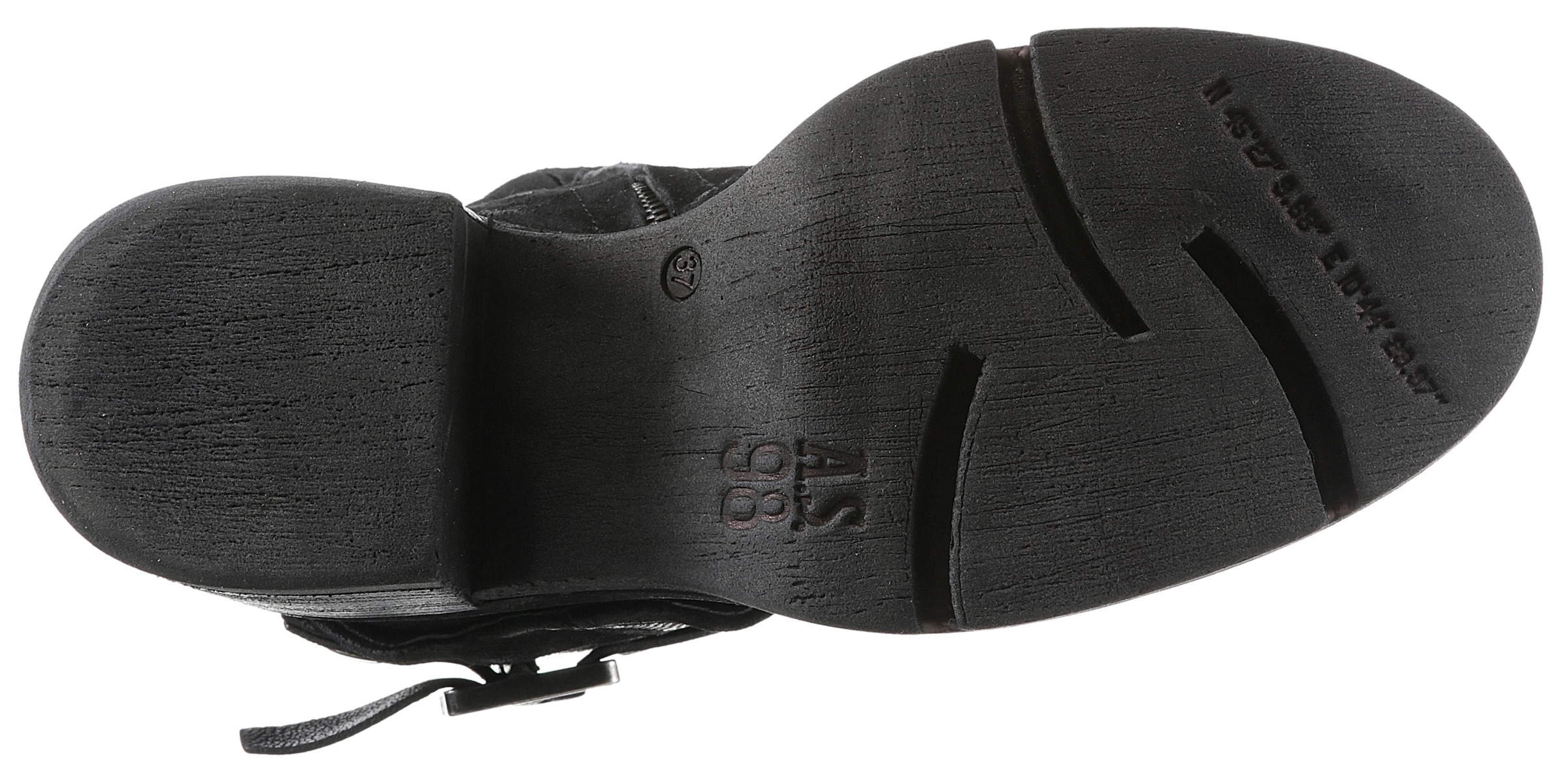 A.S.98 Stiefel »EASY«, mit diagonal verlaufendem Außenreißverschluss