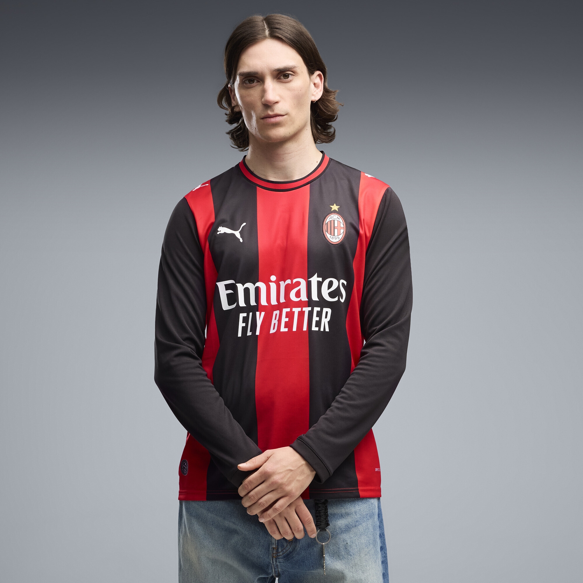 PUMA Trainingsshirt »AC Milan 26/27 Langarm-Heimtrikot Herren«