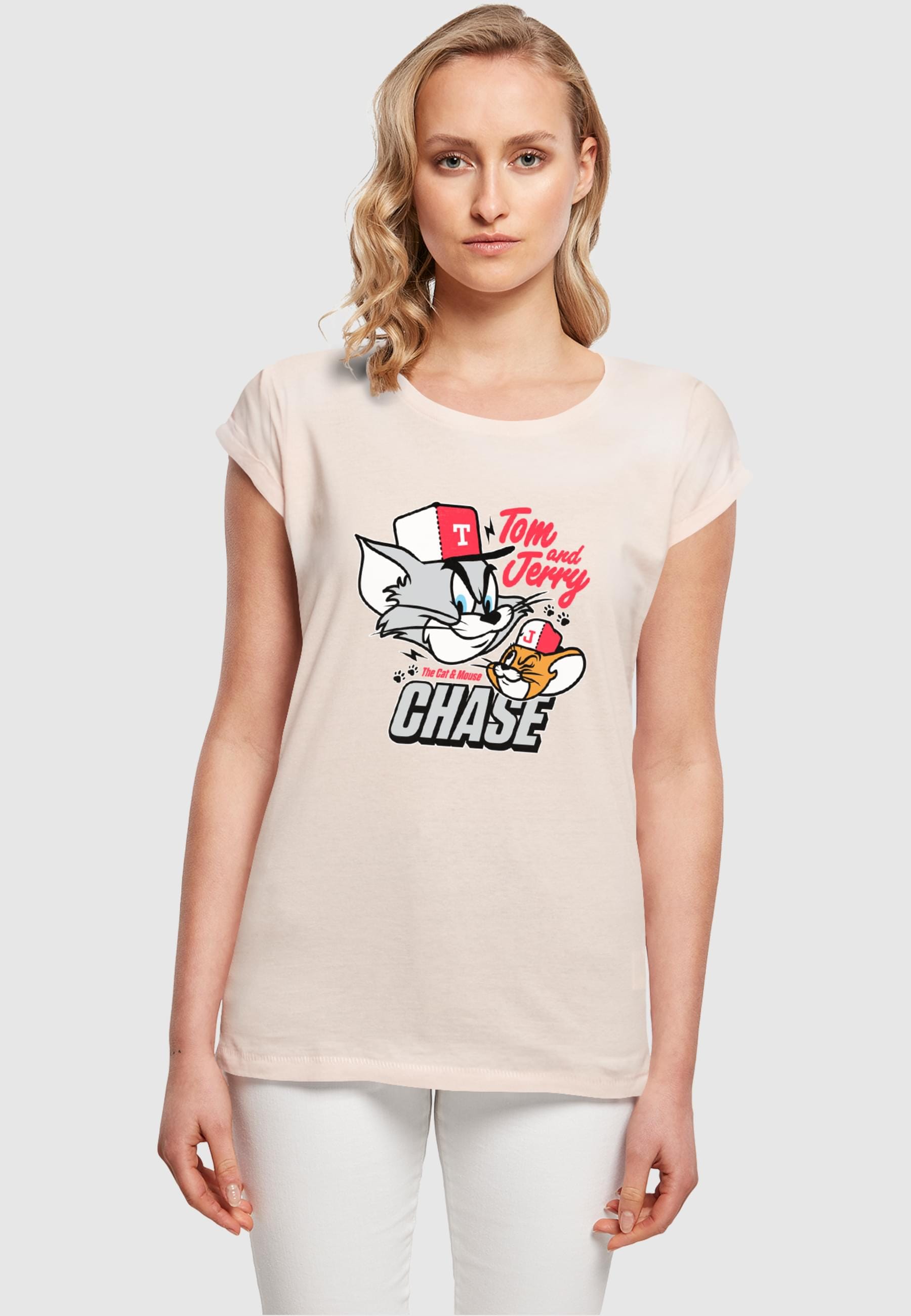 ABSOLUTE CULT T-Shirt »ABSOLUTE CULT Damen Ladies Tom and Jerry - Chase T-Shirt«, (1 tlg.)