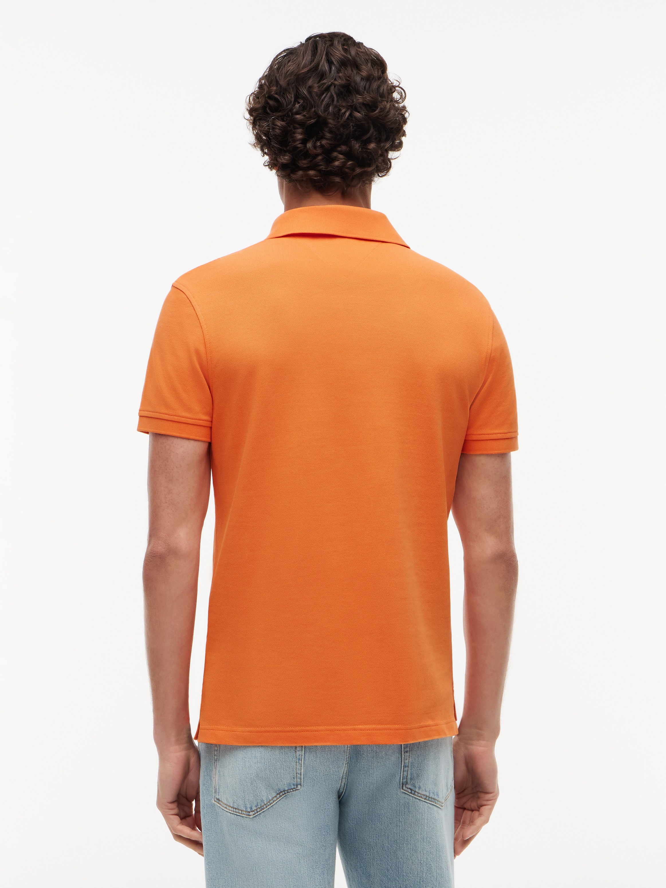 Tommy Hilfiger Poloshirt »1985 SLIM POLO« Markenstickerei, aus Baumwoll-Piqué