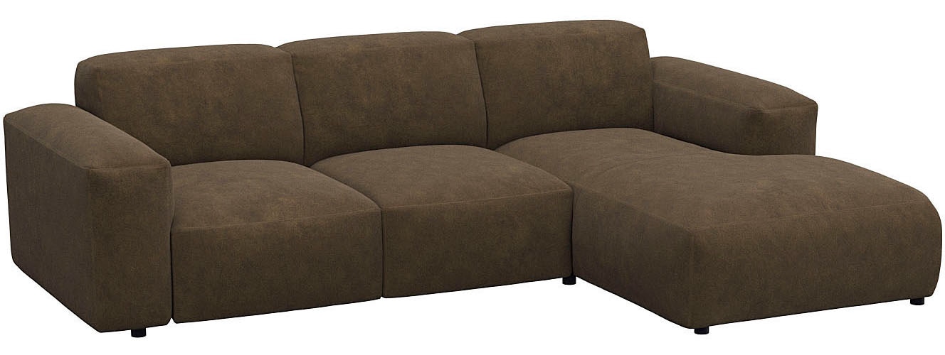 FLEXLUX Ecksofa "Lucera Chaislongue rechts oder links", modern & anschmiegs günstig online kaufen