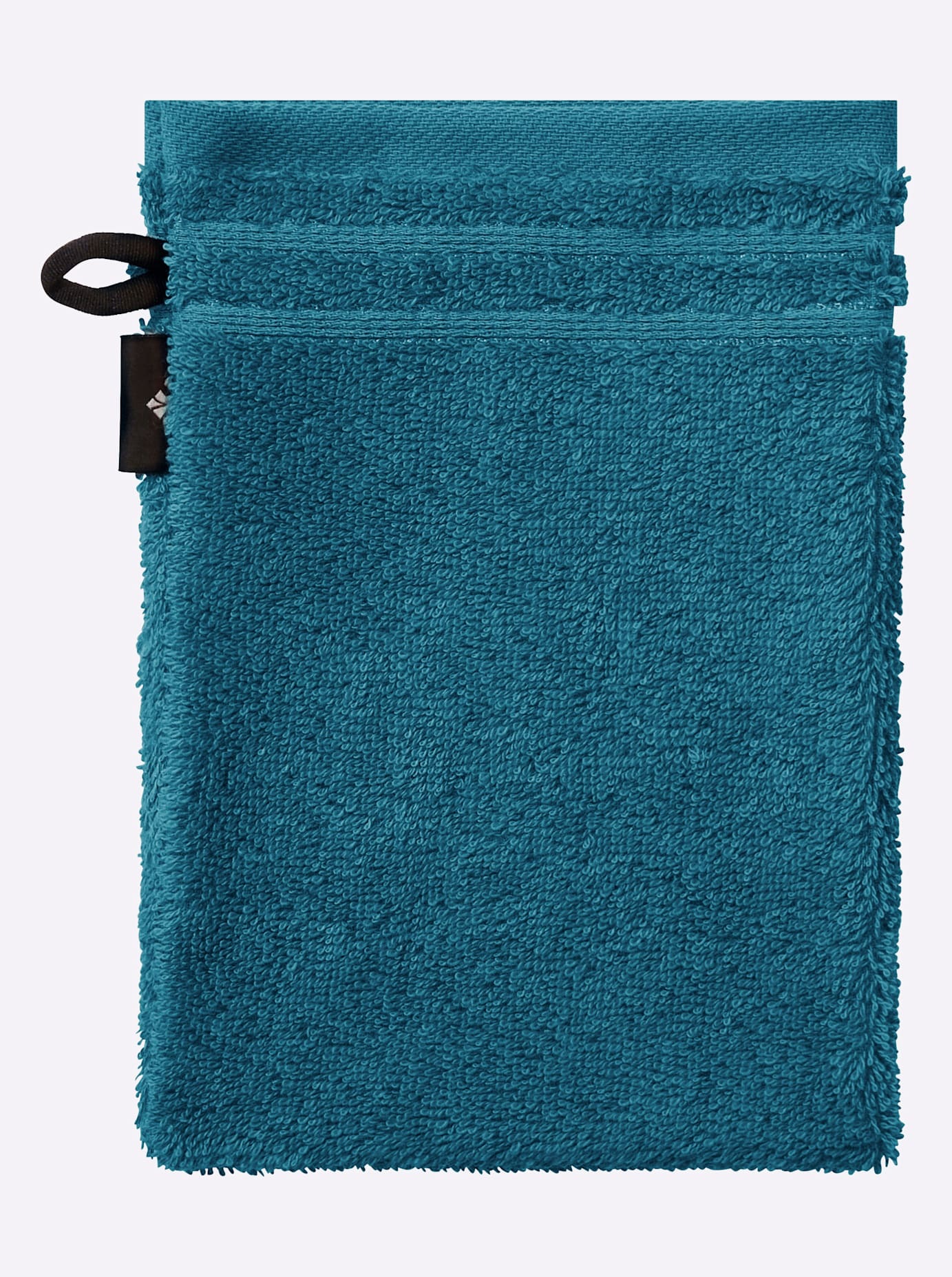Handtuch VOSSEN, B:16cm L:22cm, blau, 100% Baumwolle, Handtücher