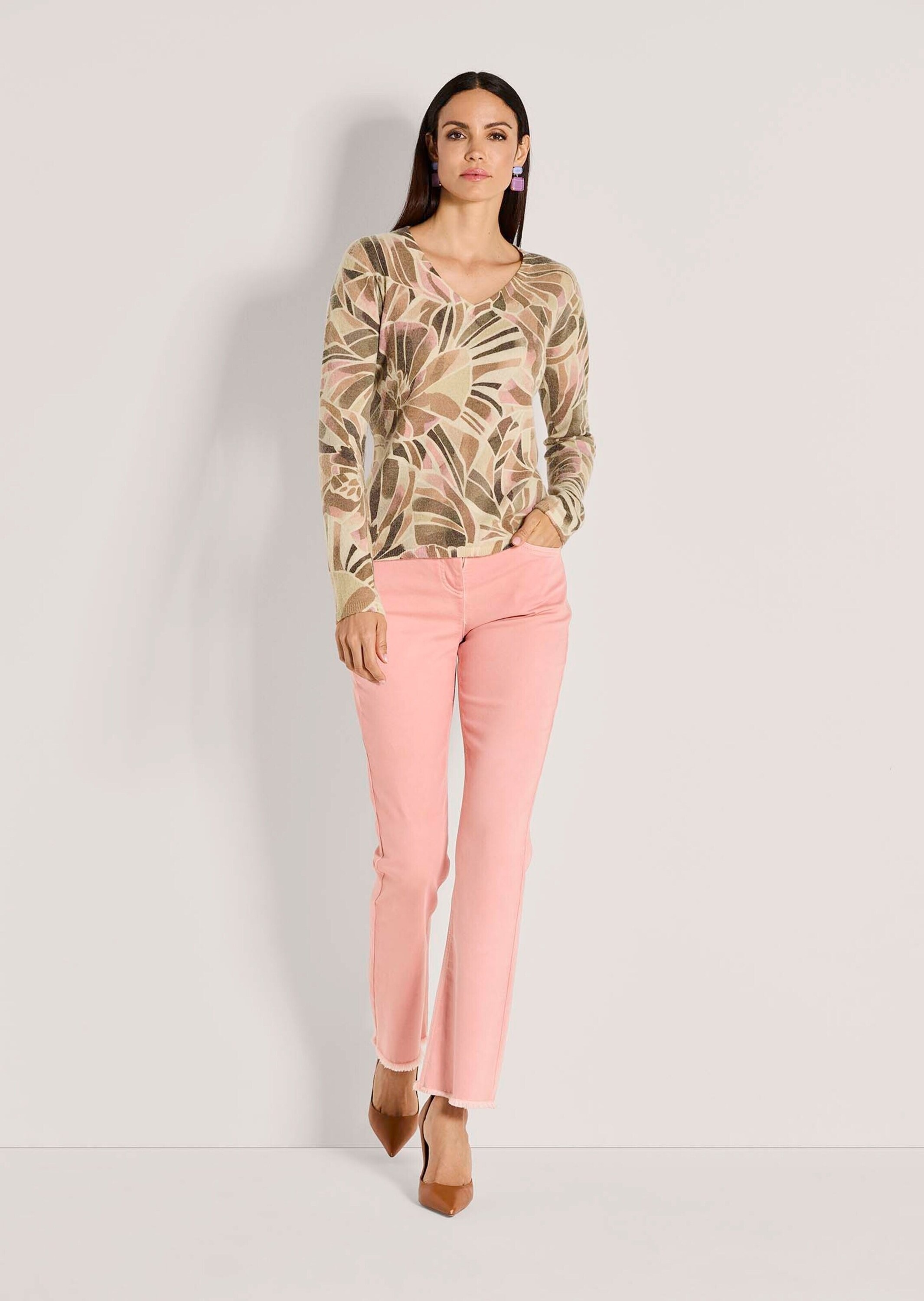 MADELEINE Longpullover "Strickpullover Luxuriöser Glattstrickpullover mit f günstig online kaufen