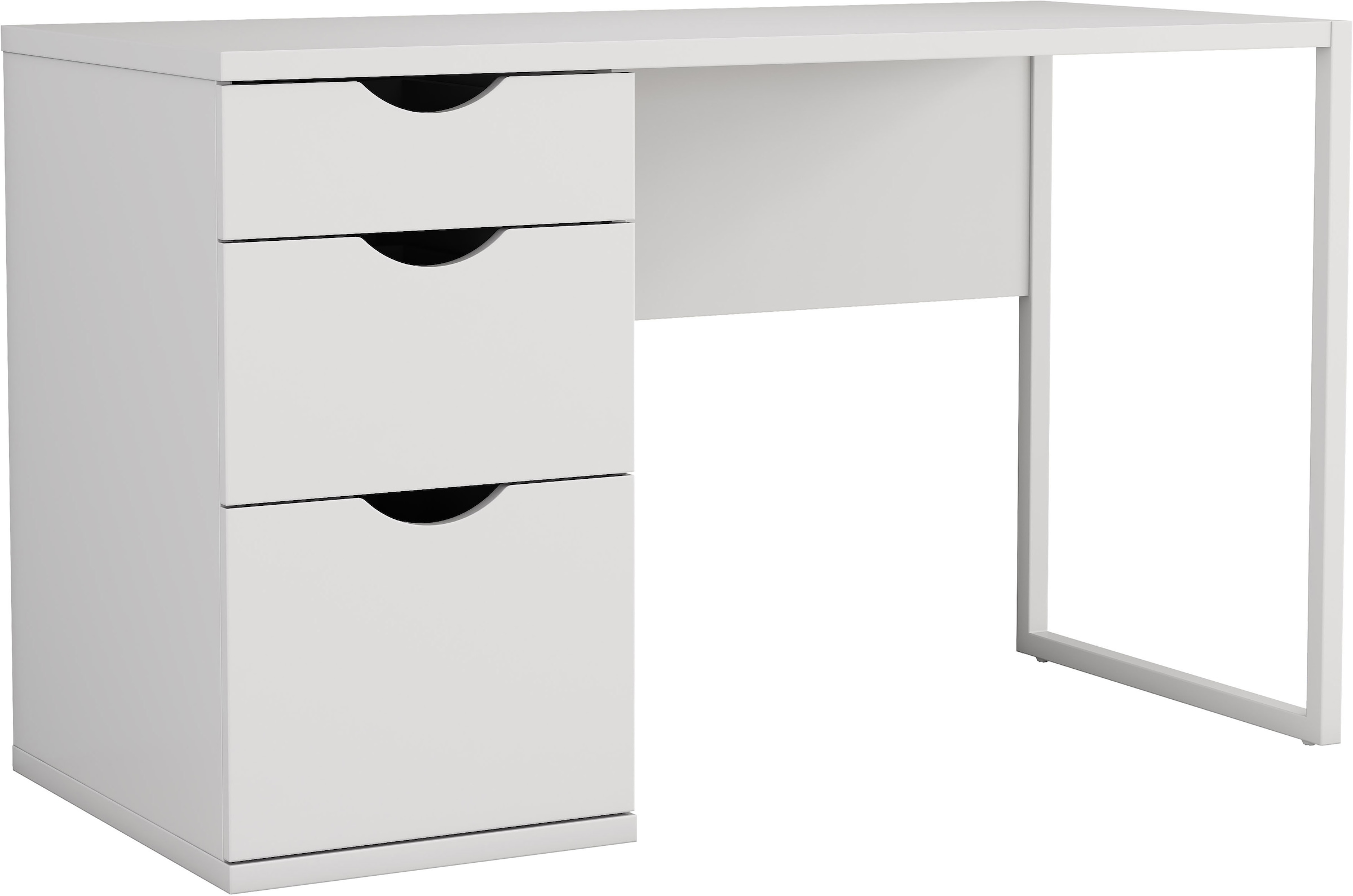 OTTO home Schreibtisch Set, mit Schubladen, im modernen skandinavischen Design, Breite 120 cm