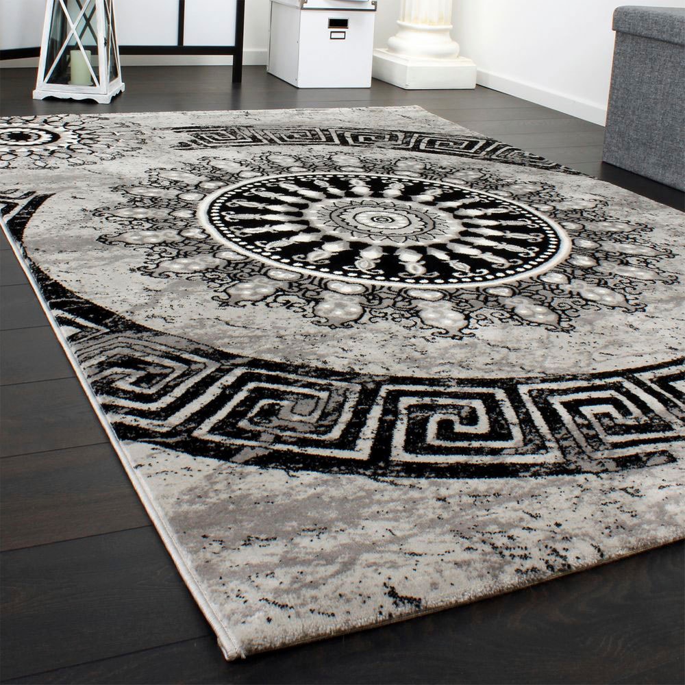 Paco Home Teppich "Tibesti 447" rechteckig 15 mm Höhe Kurzflor, gewebt, Orn günstig online kaufen