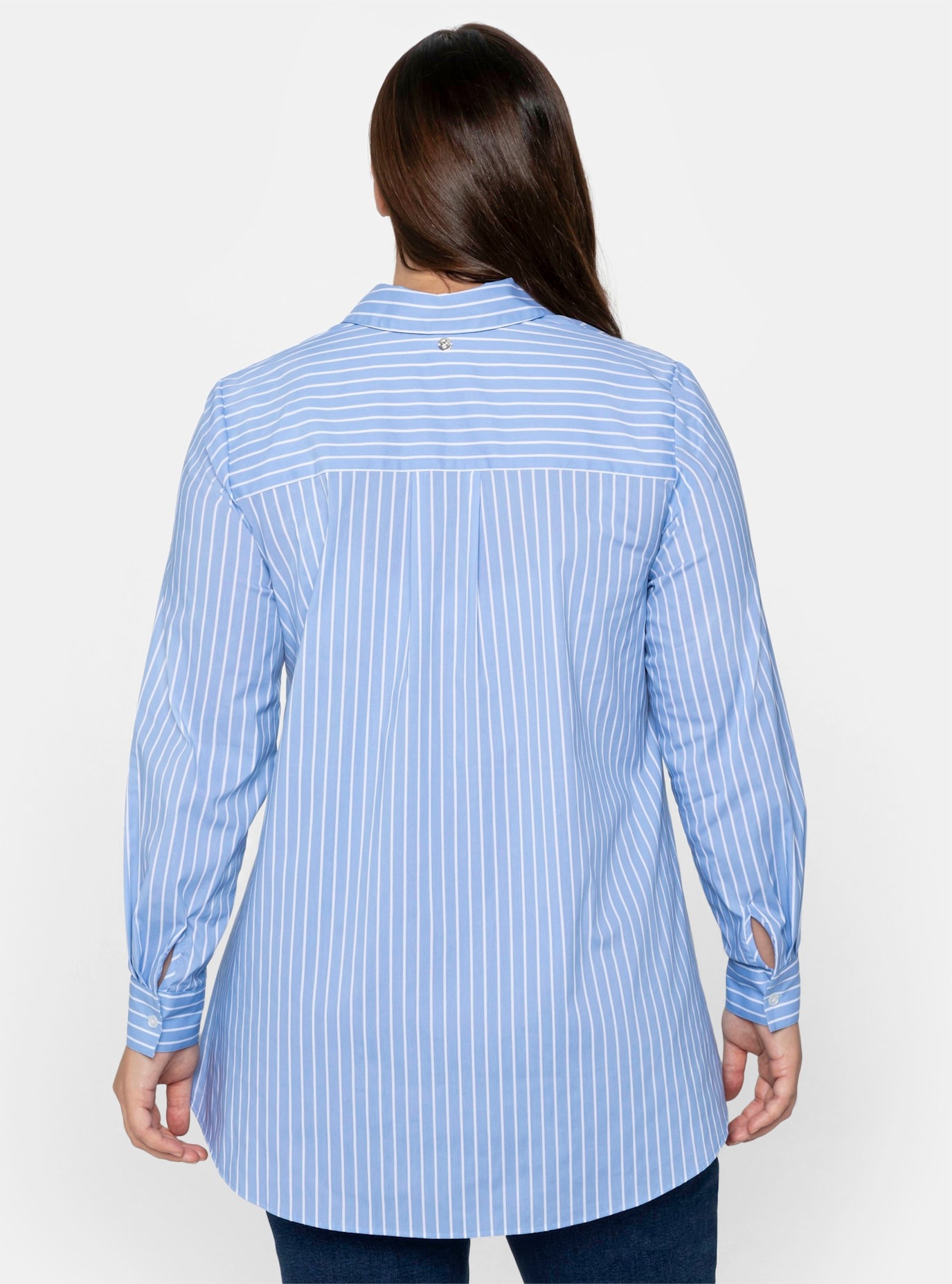 Sheego Women's Long Blouse Medium Blue 54 2