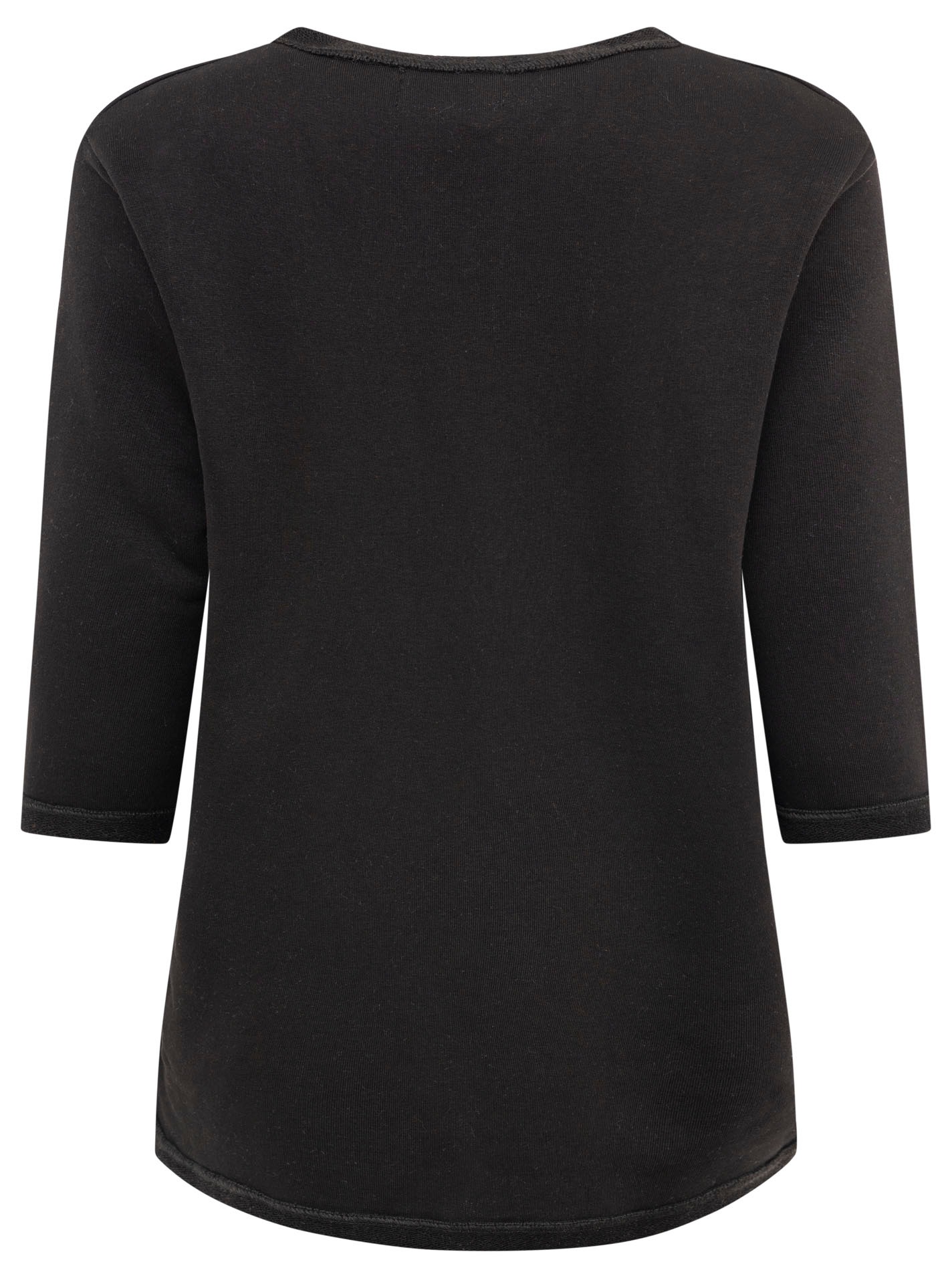 Thumbnail - Zwillingsherz 3/4-Arm-Shirt ""Moin"" mit Moin Stickerei und Anker, ausgefranste Kanten