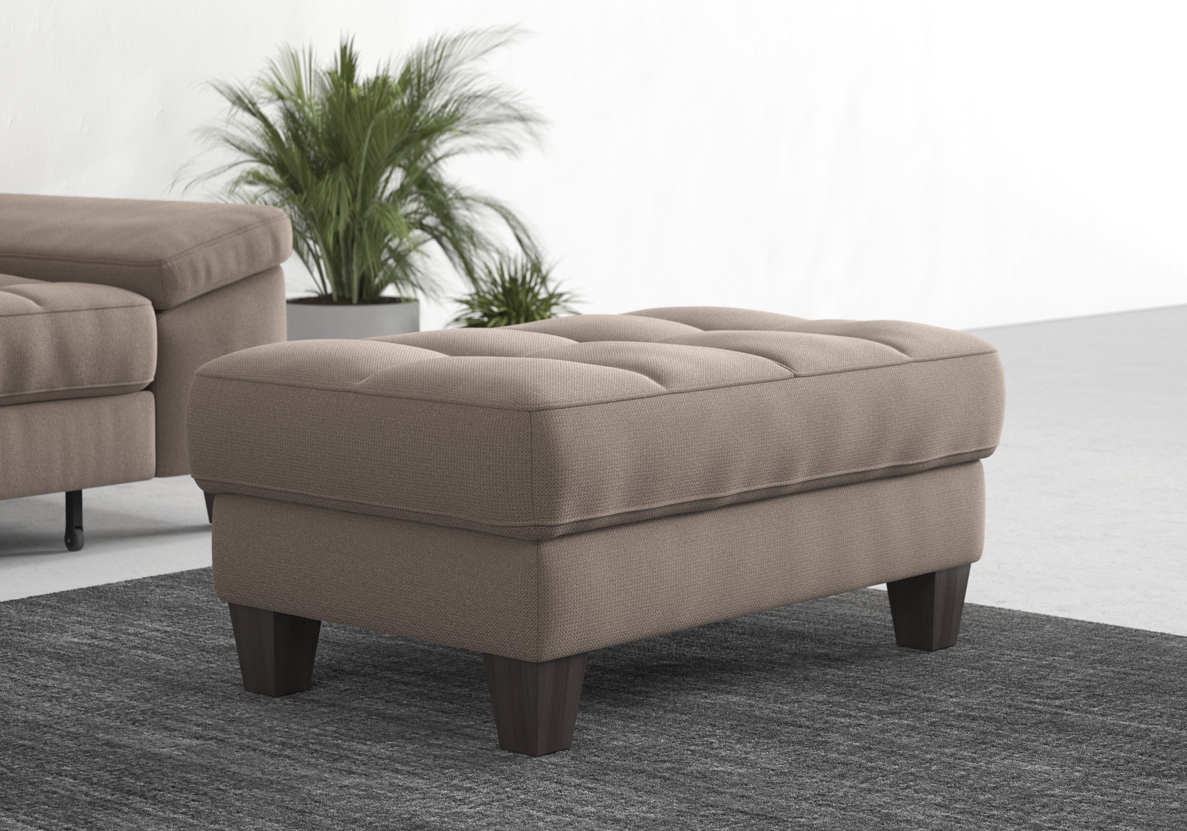 sit&more Stauraumhocker »Westham«, wahlewise mit/ohne Federkern