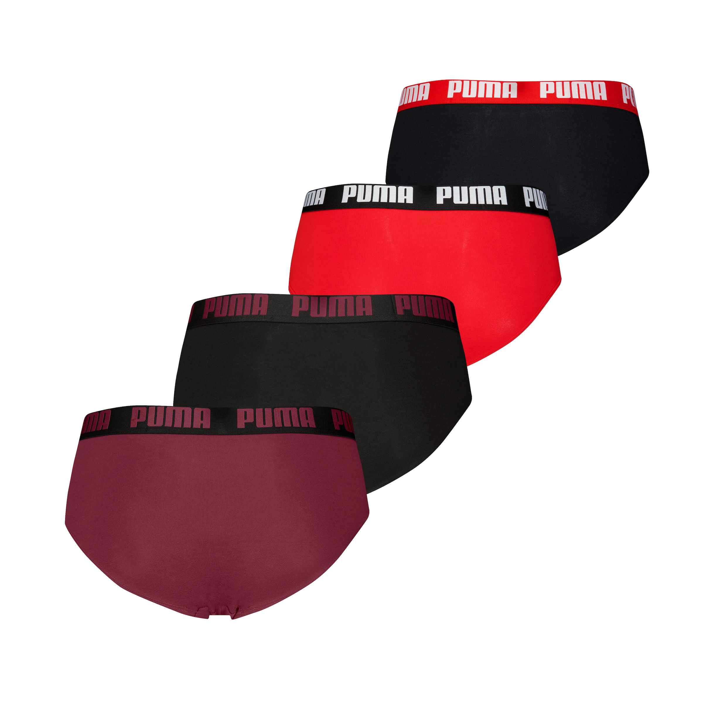 PUMA Slip »PUMA MEN EVERYDAY BASIC BRIEF« 4er Pack, 