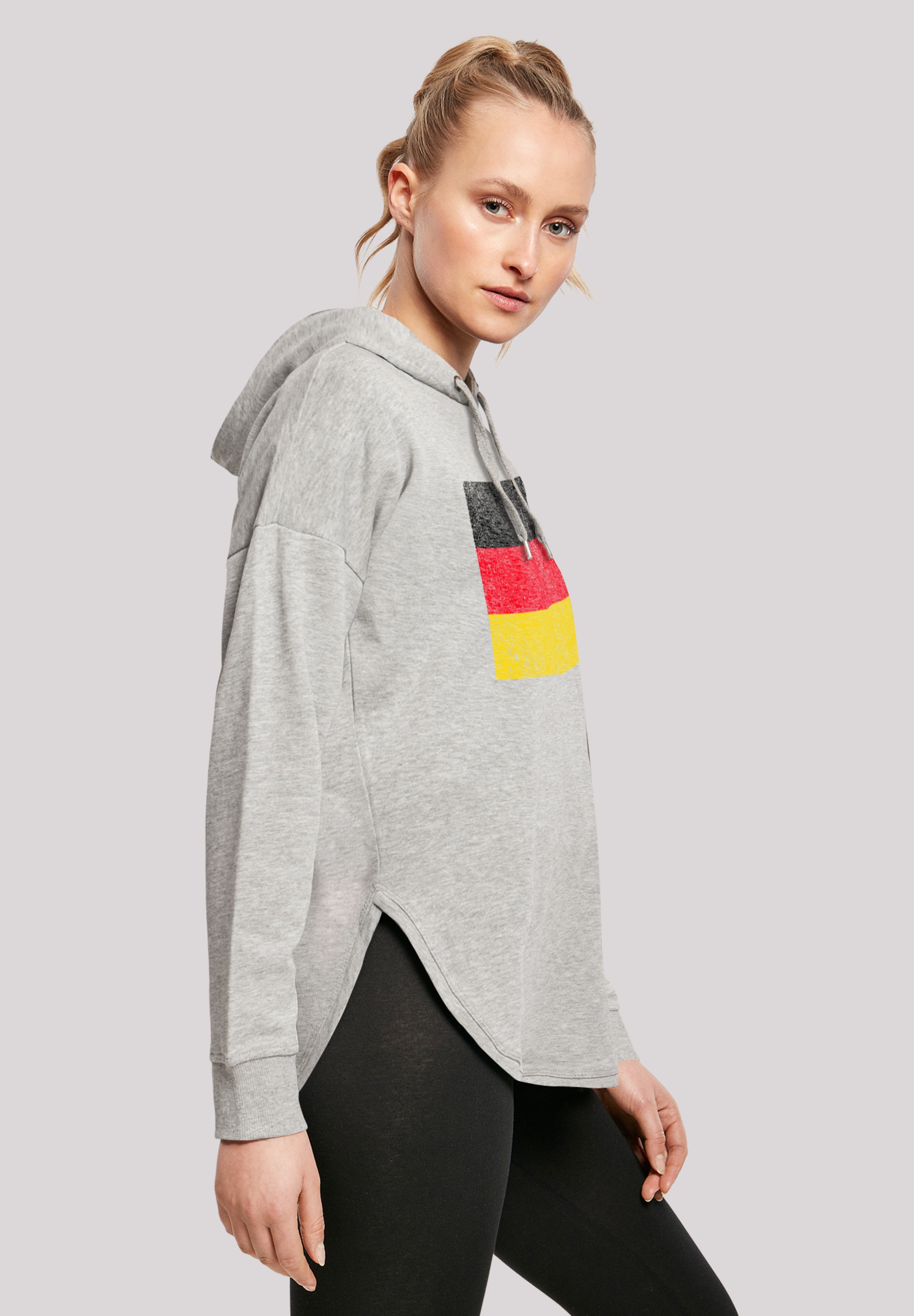 F4NT4STIC Kapuzenpullover »Germany Deutschland Flagge distressed«, Print