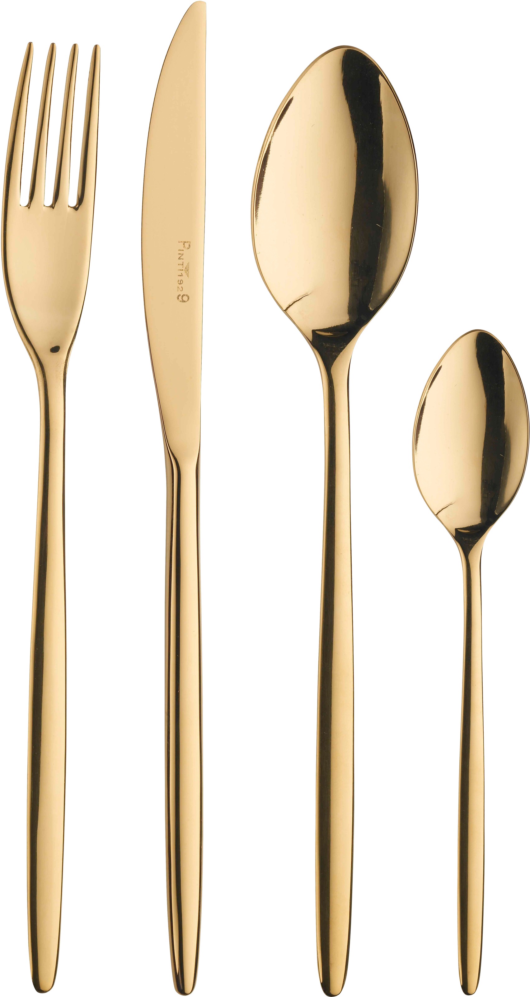 PINTINOX Besteck-Set "Olivia Treasure Gold" Optik Glänzend PVD Beschichtung günstig online kaufen