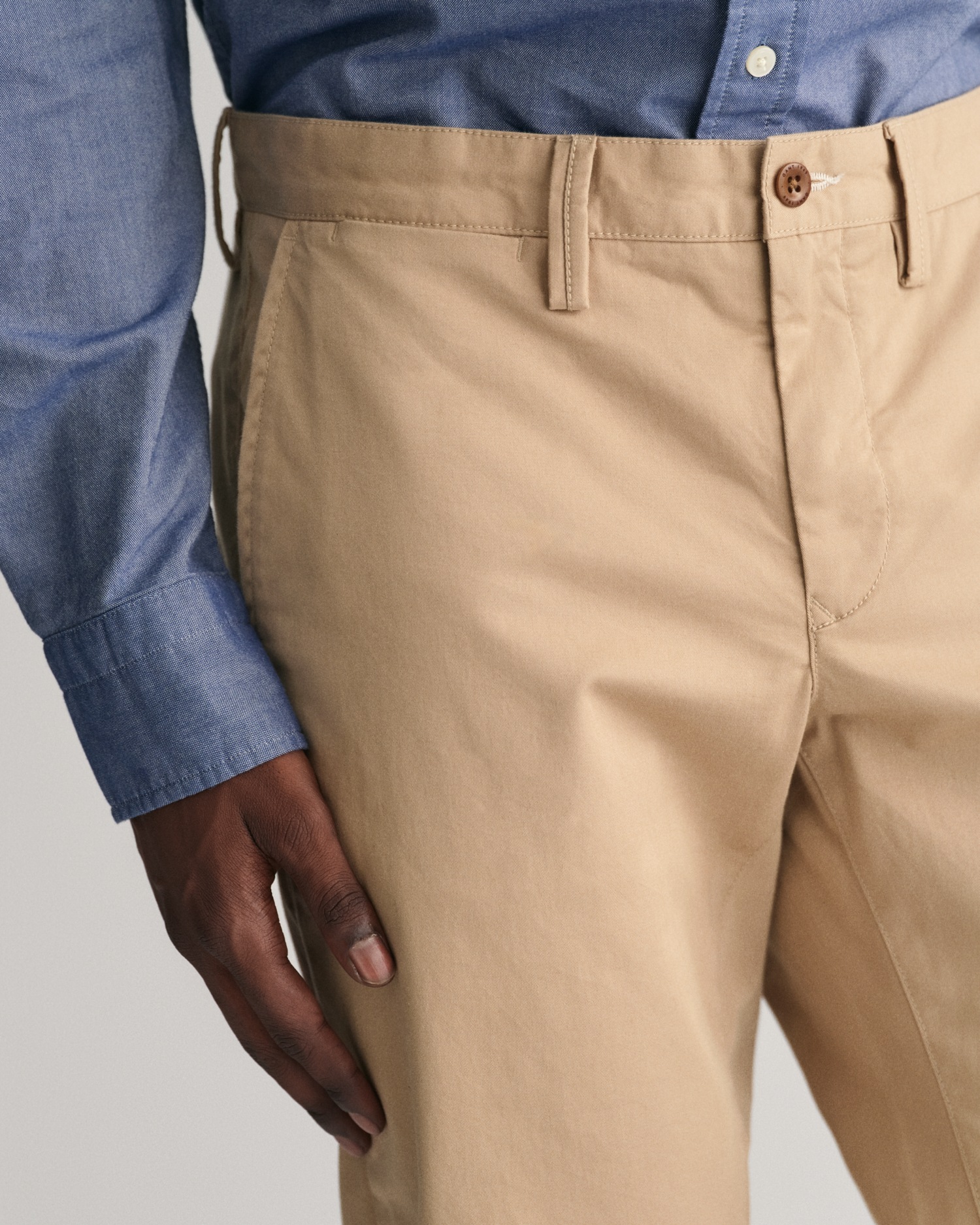Gant Chinohose »SLIM TWILL CHINOS«  mit gefütterten Seitentaschen