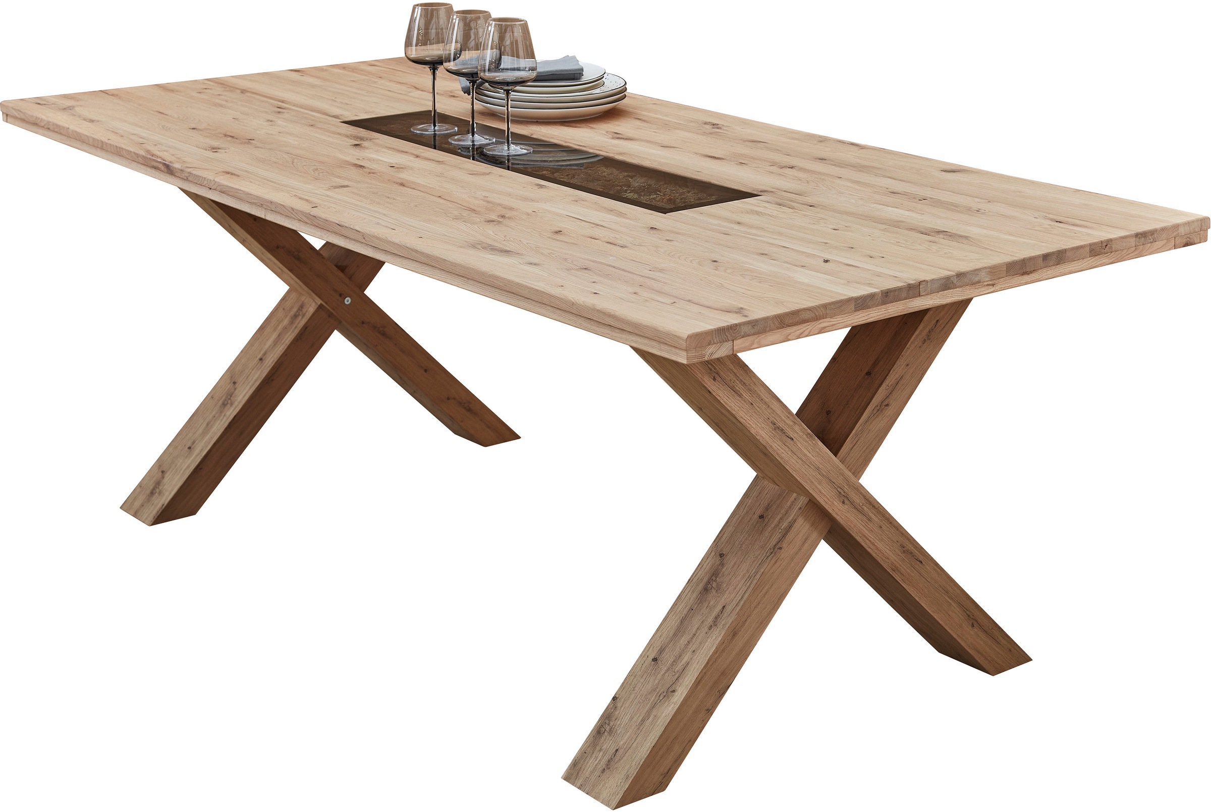 Innostyle Esstisch "Donna Esstisch, 200x78x100 (BxHxT)" 1 Stk. tlg. Massivh günstig online kaufen