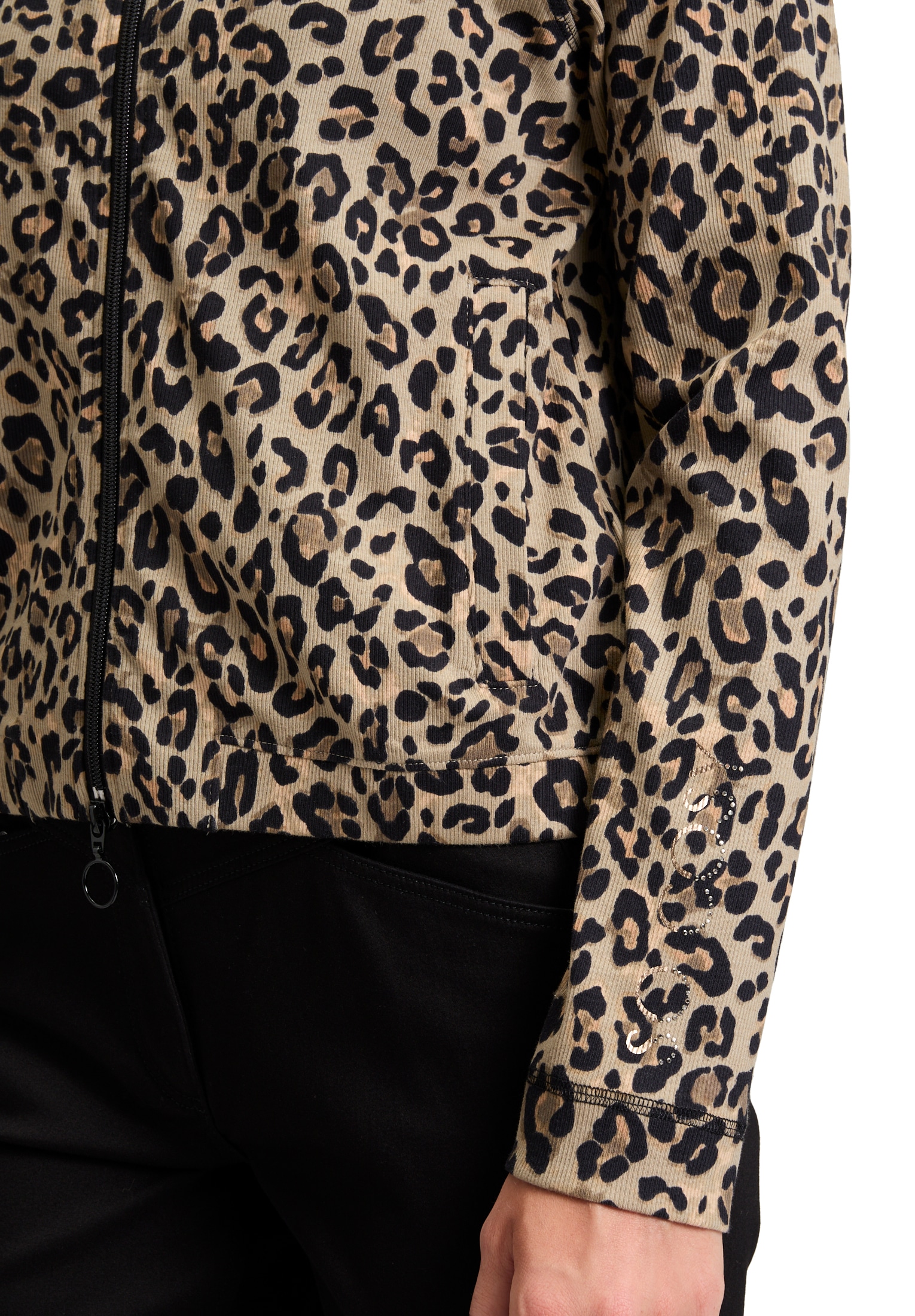 Betty Barclay Sweatjacke »Betty Barclay Shirtjacke mit Rippenstruktur«