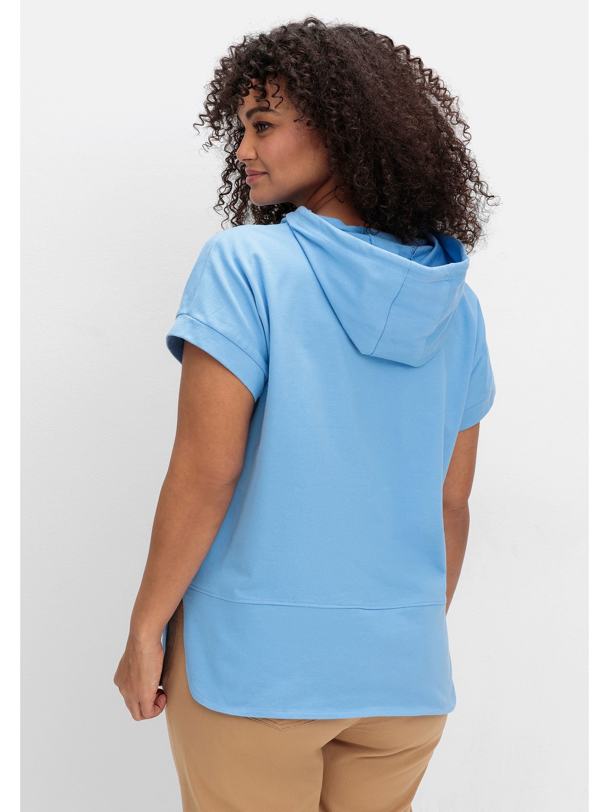 Sheego Sweatshirt »Große Größen«, mit kurzen Ärmeln