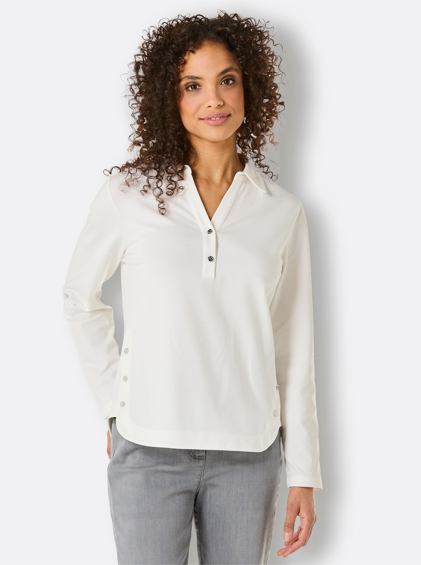 CREATION L PREMIUM Poloshirt "Pima-Baumwoll-Shirt", (1 tlg.) günstig online kaufen