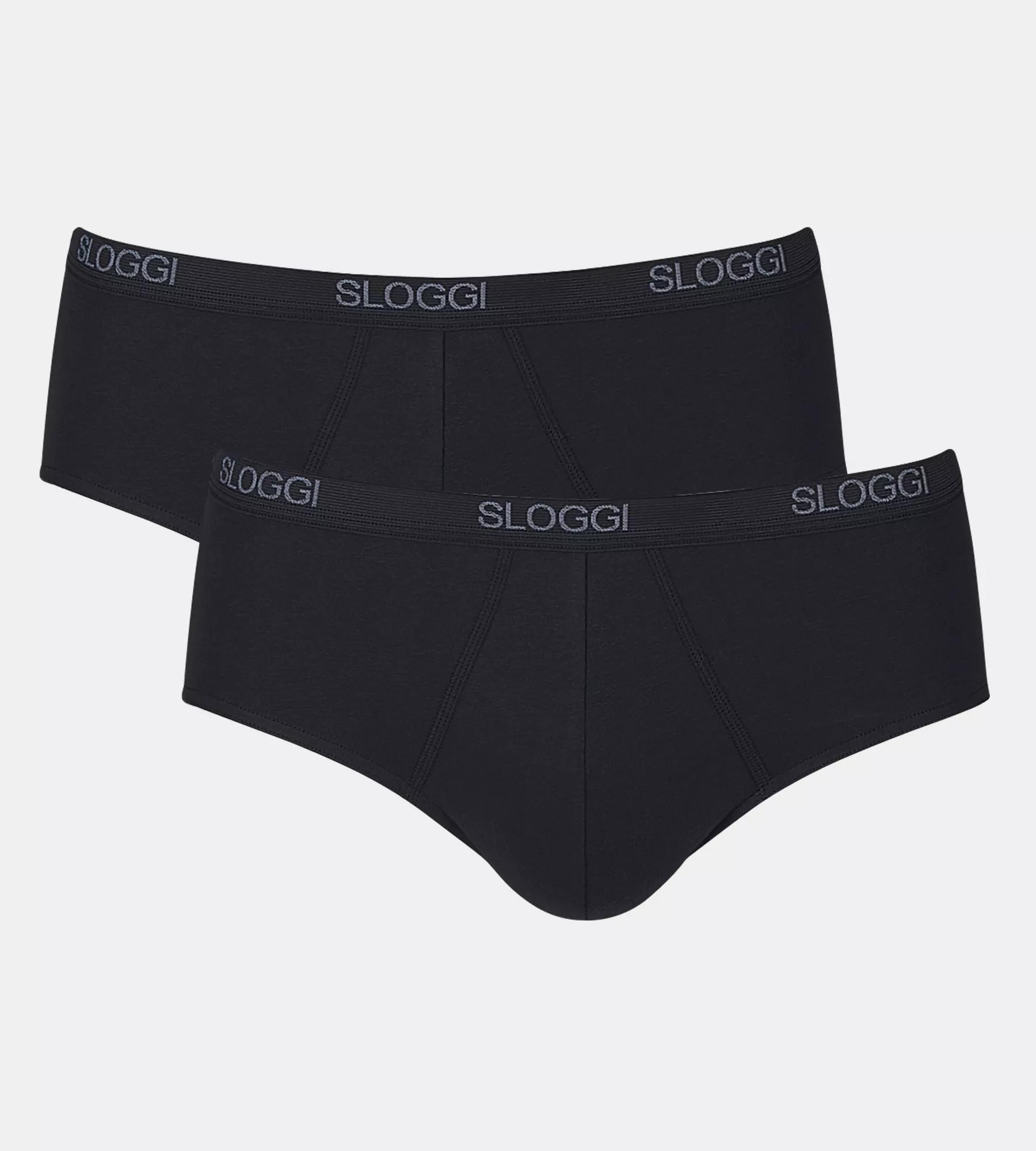 sloggi Midislip "Men Basic" perfekter Sitz, mit Eingriff