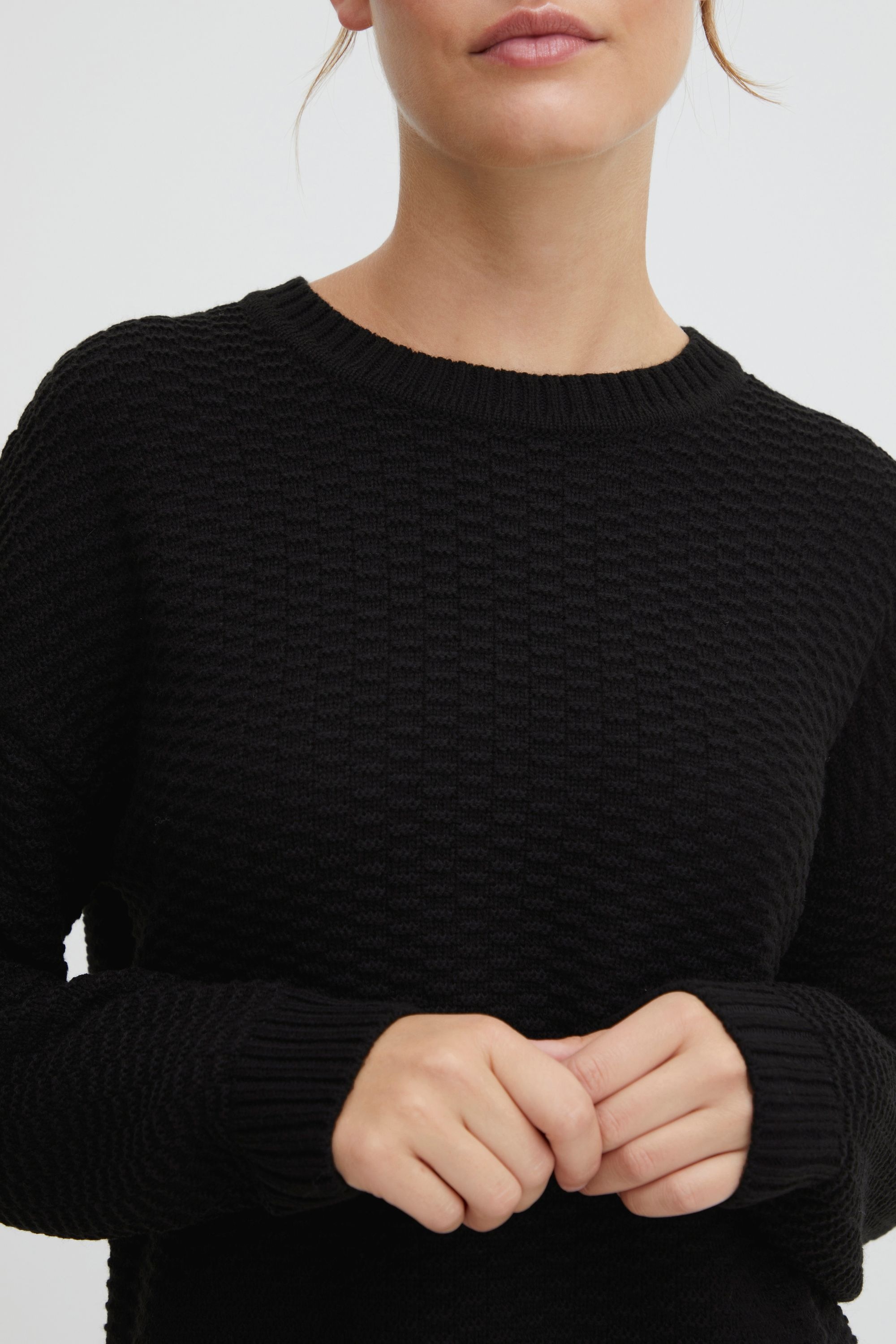 OXMO Strickfleece-Pullover »Strickpullover OXMilla«