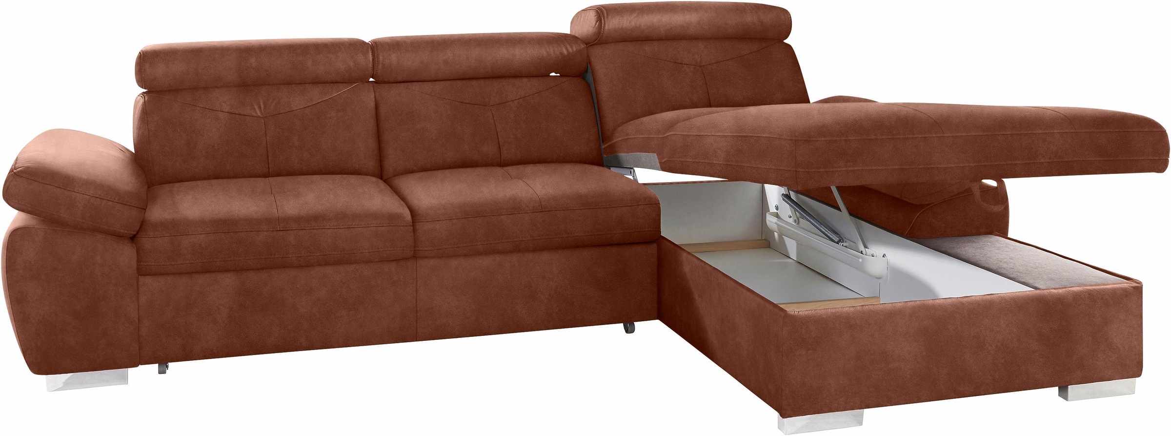 Thumbnail - exxpo - sofa fashion Ecksofa "Spring, super bequem, mit Armteil- und Kopfteilfunktion, OTTOs Choice" L-Form, wahlweise m...