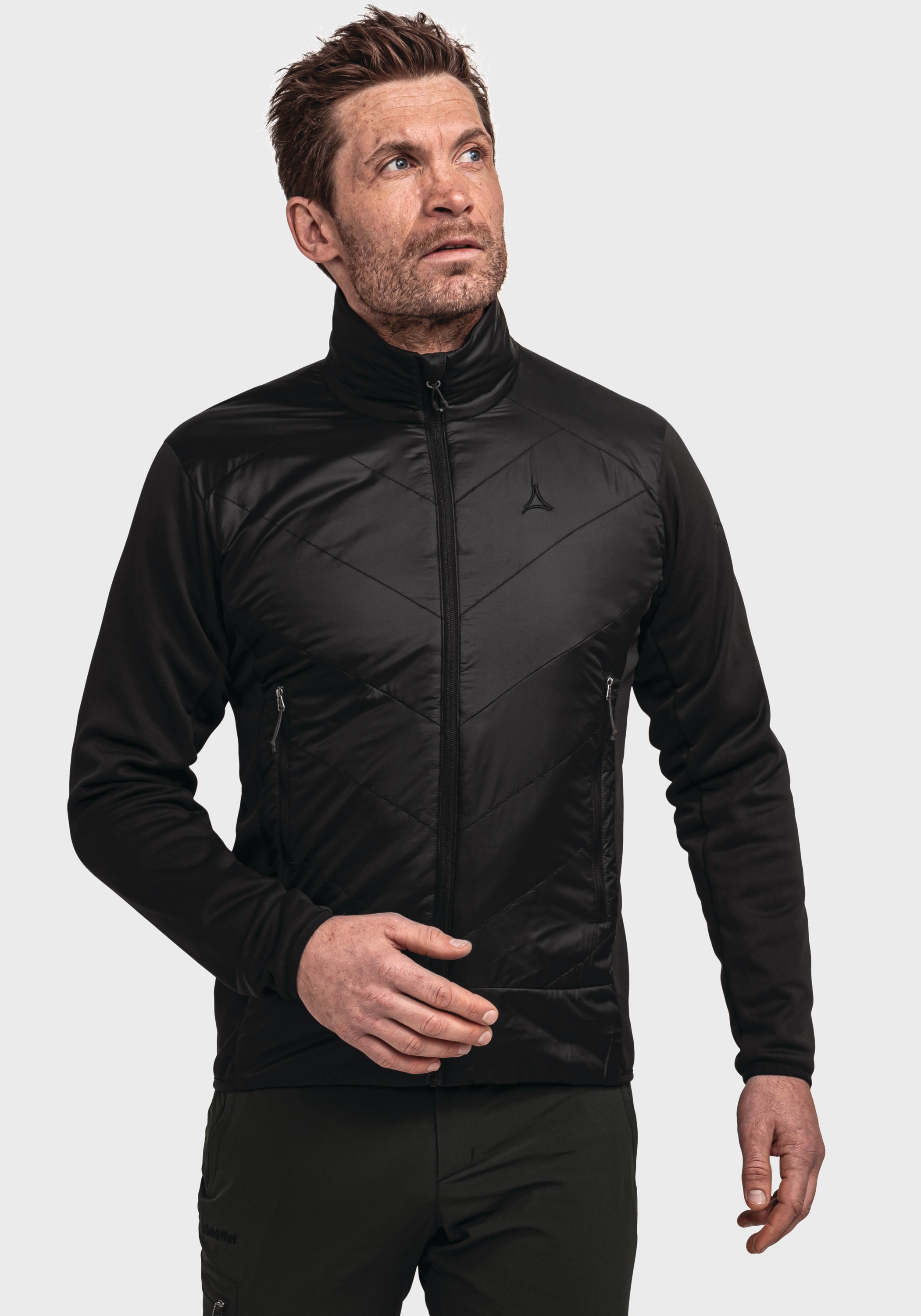 Schöffel Fleecejacke »Hiking Hybrid Jk Style Cascata MNS«, ohne Kapuze