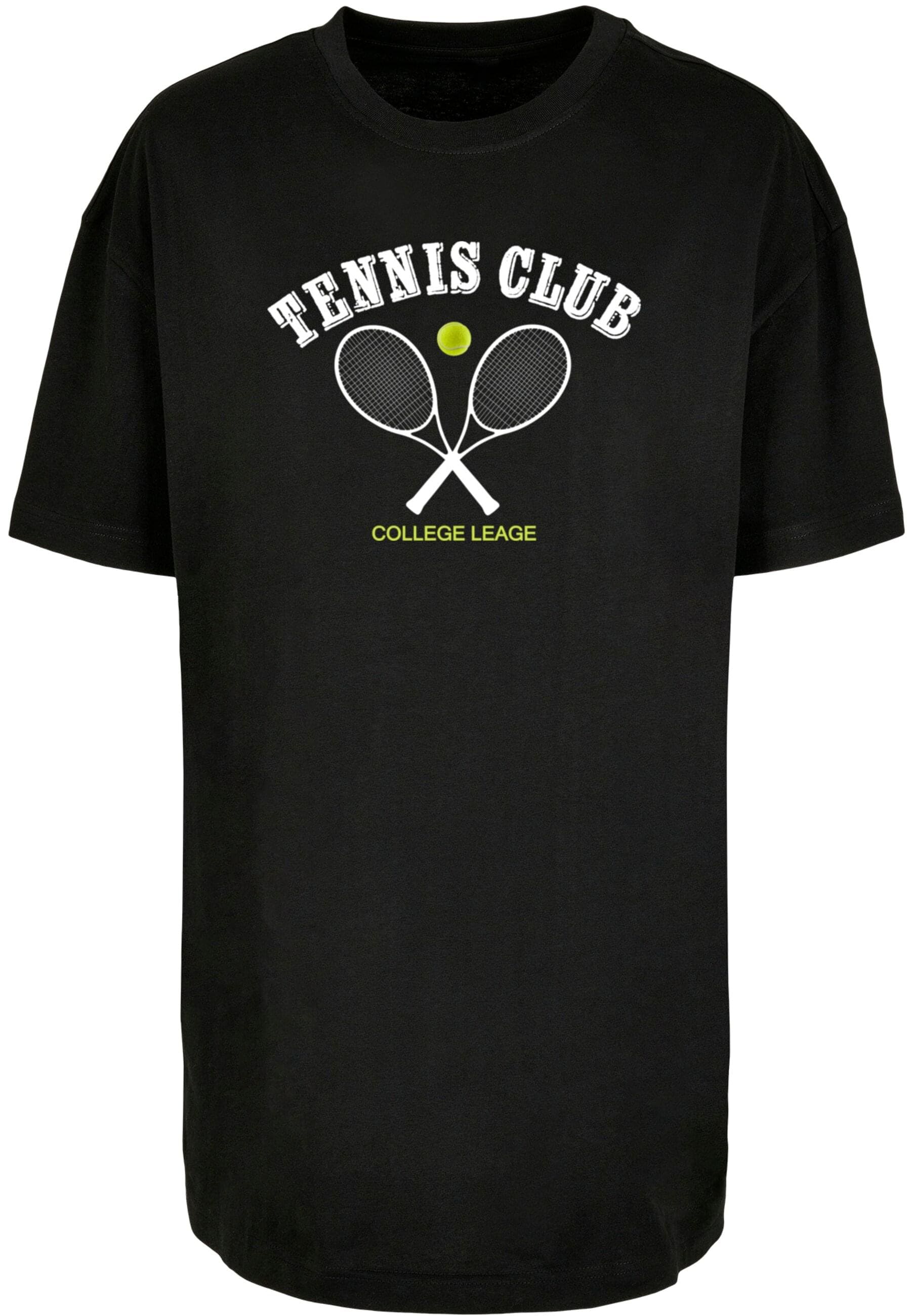 Merchcode T-Shirt "Merchcode Damen Ladies Tennis Club Boyfriend Tee" günstig online kaufen