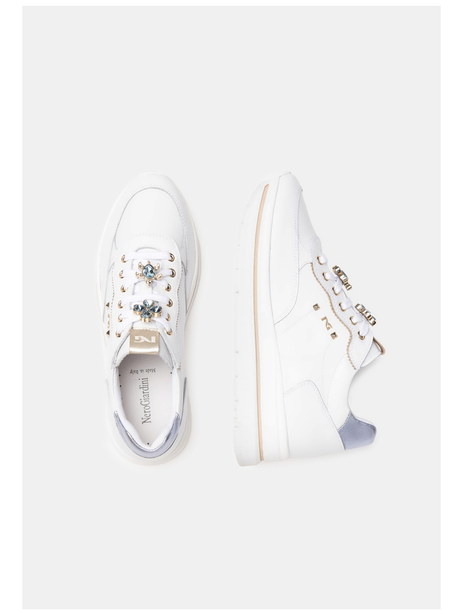 Nero Giardini Plateausneaker »Nero Giardini Sneaker Lederimitat/Nylon«
