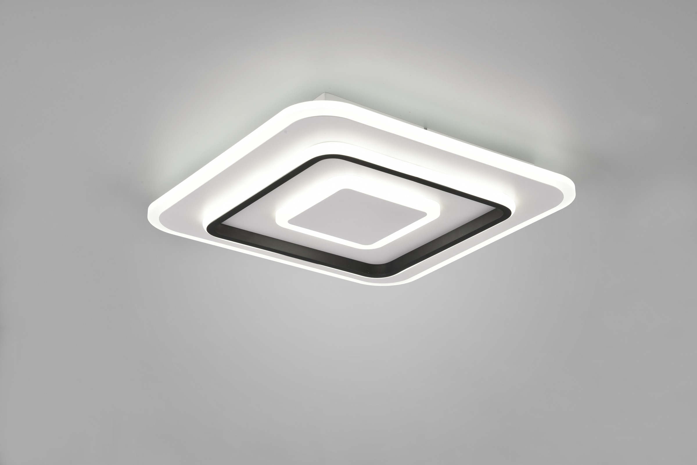 REALITY Leuchten LED Deckenleuchte »JORA, Deckenlampe Schlafzimmer mit Sleep Timer, Nachtlicht, dimmbar,«, 1 flammig, Leuchtmittel LED-Board | LED fest integriert, Lichtfarbe einstellbar CCT, Memoryfunktion, inkl Fernbedienung