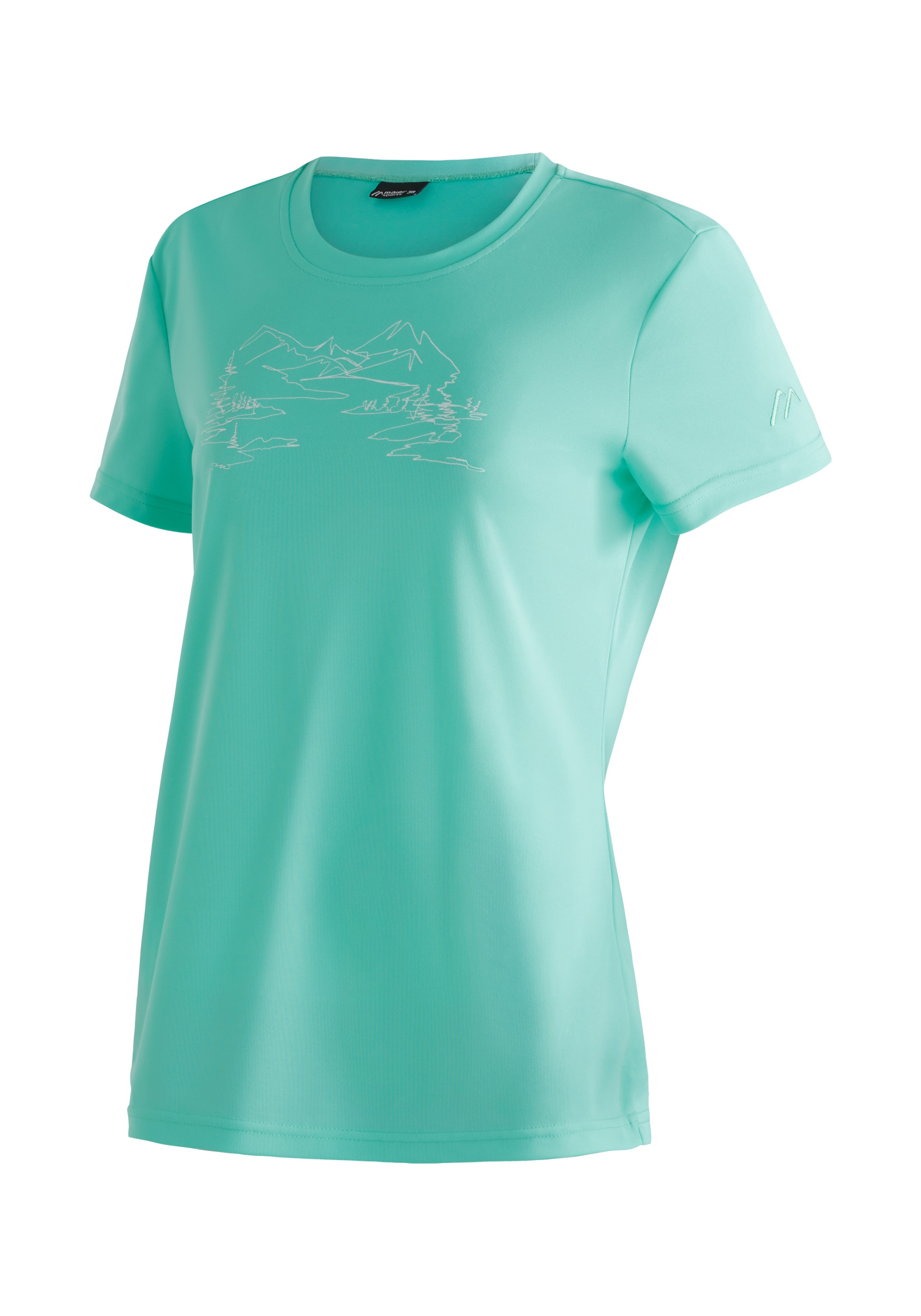 Maier Sports T-Shirt "Wilma Print" Damen Kurzarmshirt, leichtes Sommer Funk günstig online kaufen
