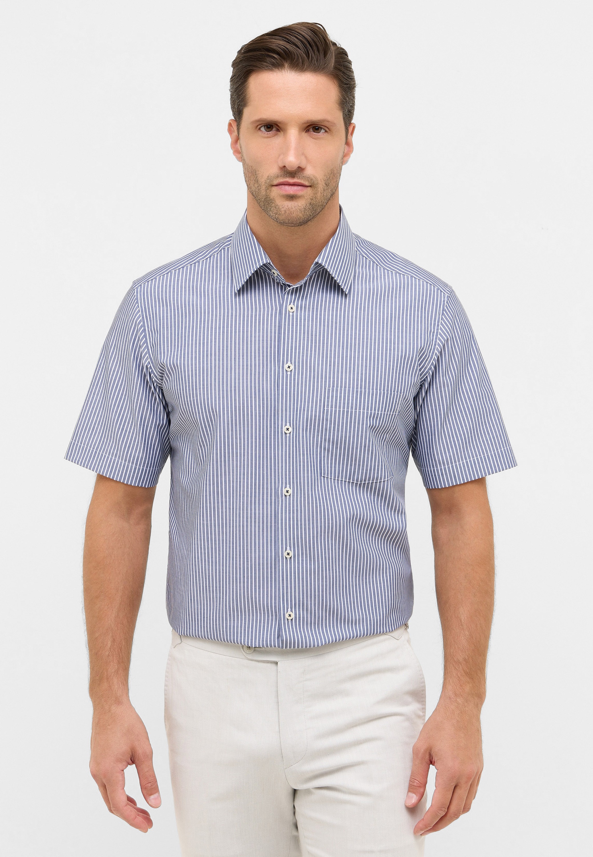 Eterna Kurzarmhemd "MODERN FIT", NON IRON (bügelfrei) günstig online kaufen