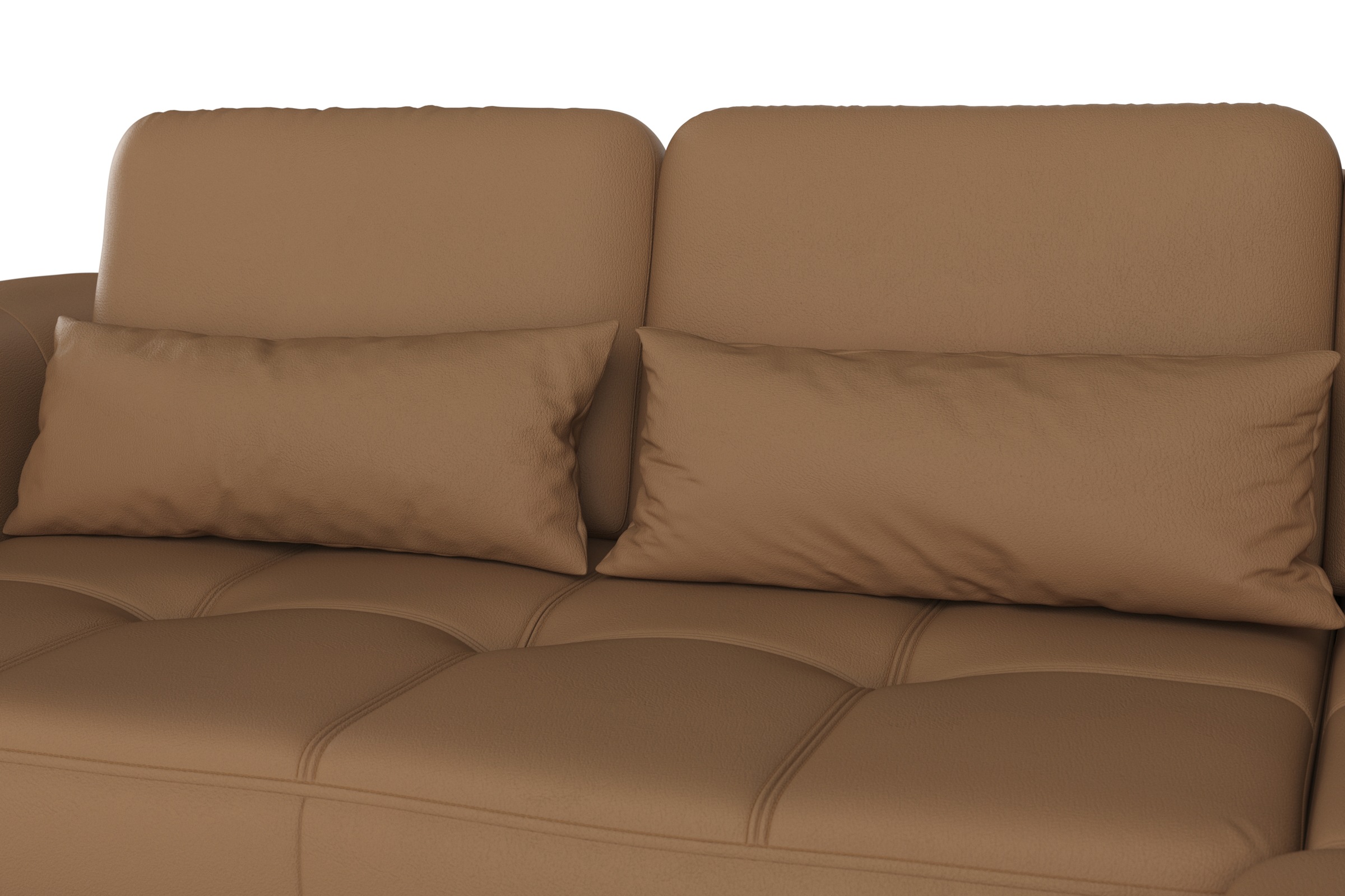 sit&more Ecksofa »Bendigo L-Form«, inklusive Sitztiefenverstellung, Bodenfreiheit 12 cm, in 2 Fußfarben