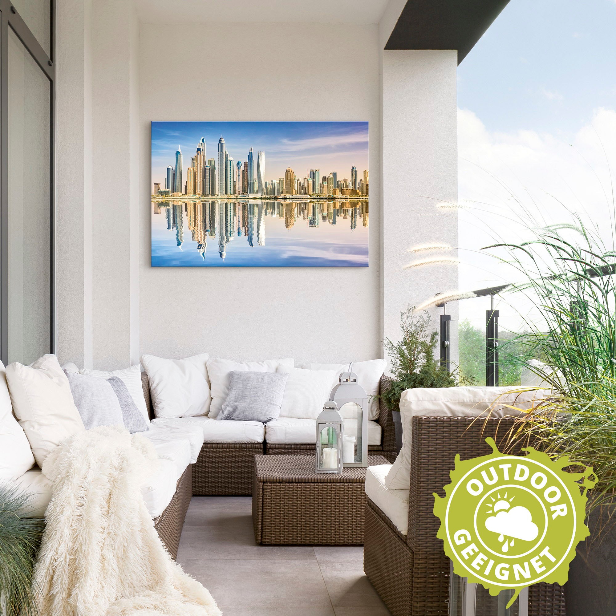Artland Wandbild »Dubai marina«, Bilder von Asien, (1 St.), als Alubild, Leinwandbild, Wandaufkleber oder Poster in versch. Größen