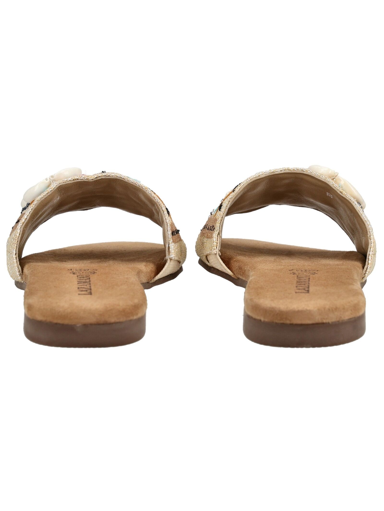 Lazamani Pantolette »Lazamani Pantoletten Leder/Textil«