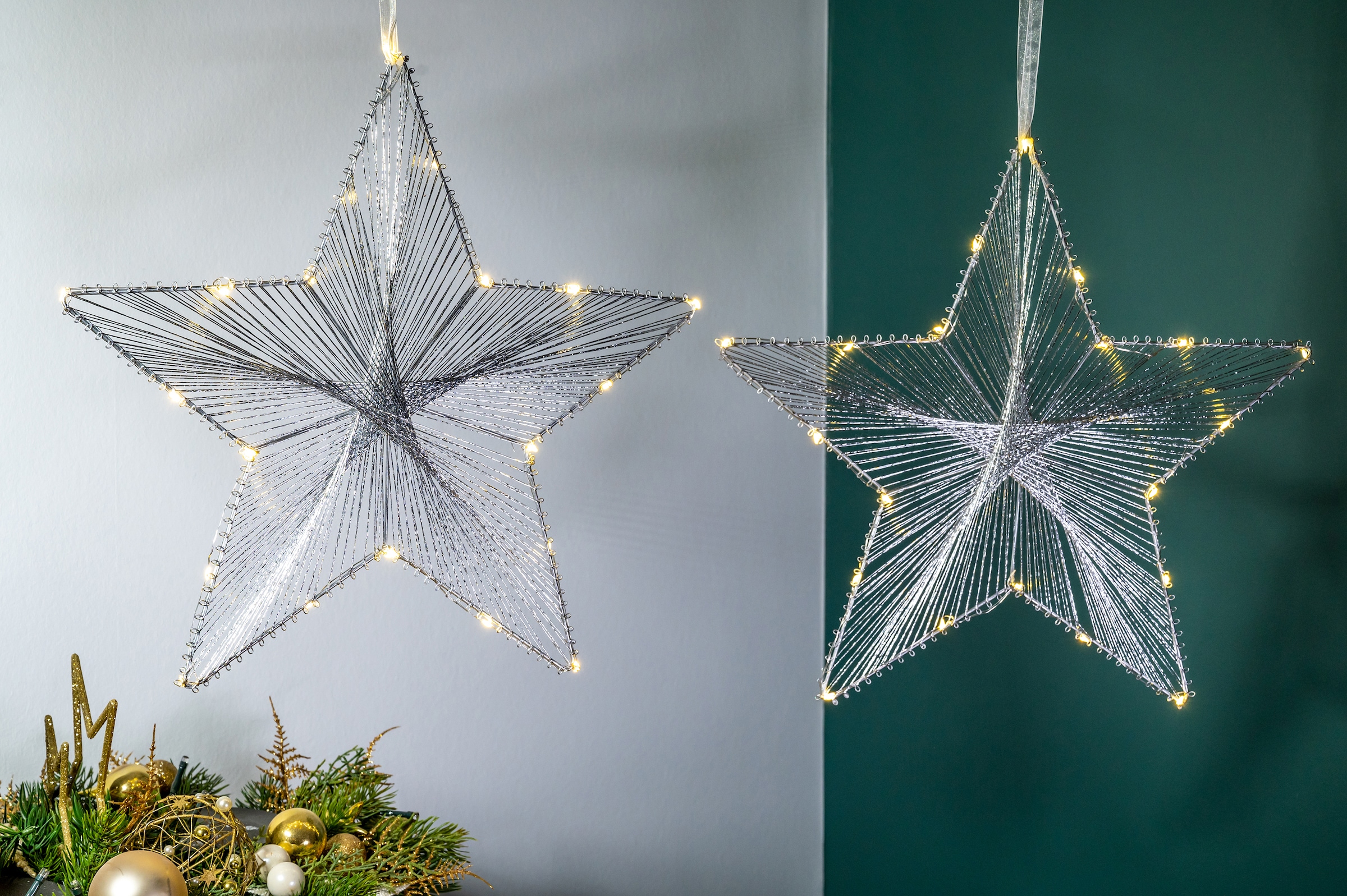Star-Max LED Stern »Weihnachtsstern, Weihnachtsdeko«, 35 flammig, stromsparende LED