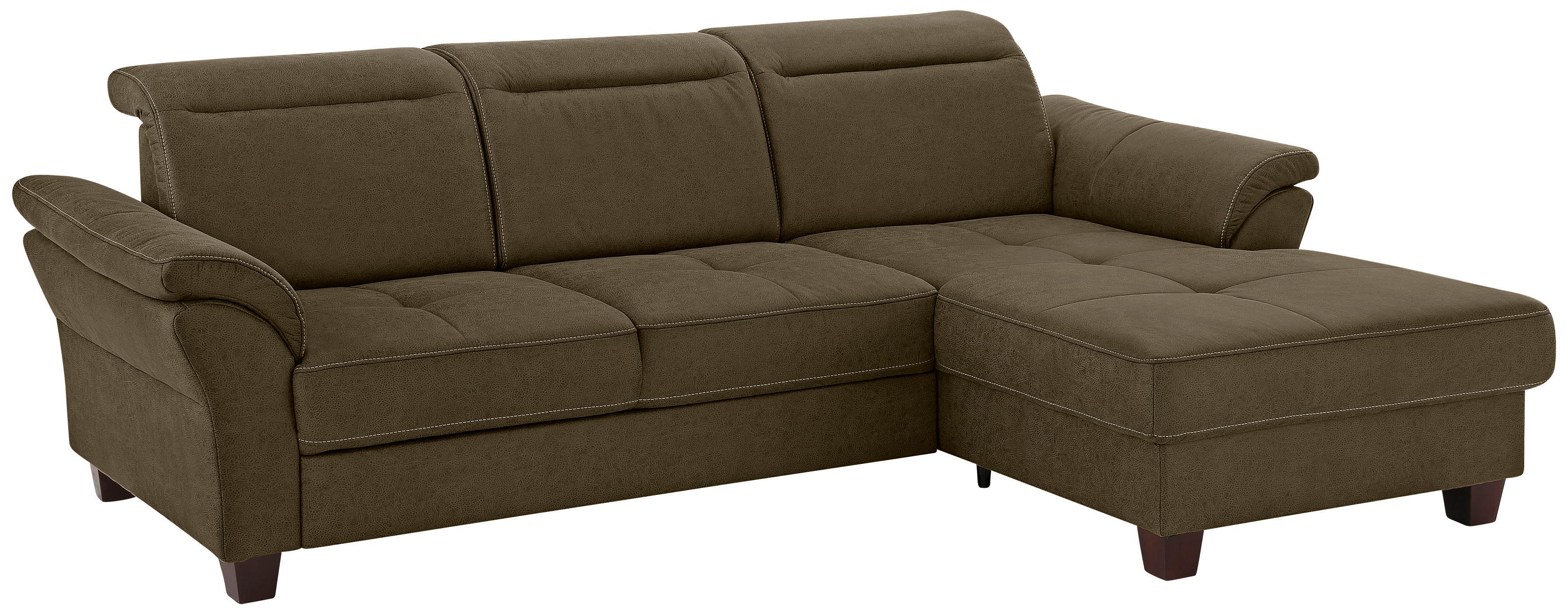 OTTO home Ecksofa "Solvei L-Form" mit Recamierenabschluß und Sitztiefenverstellung