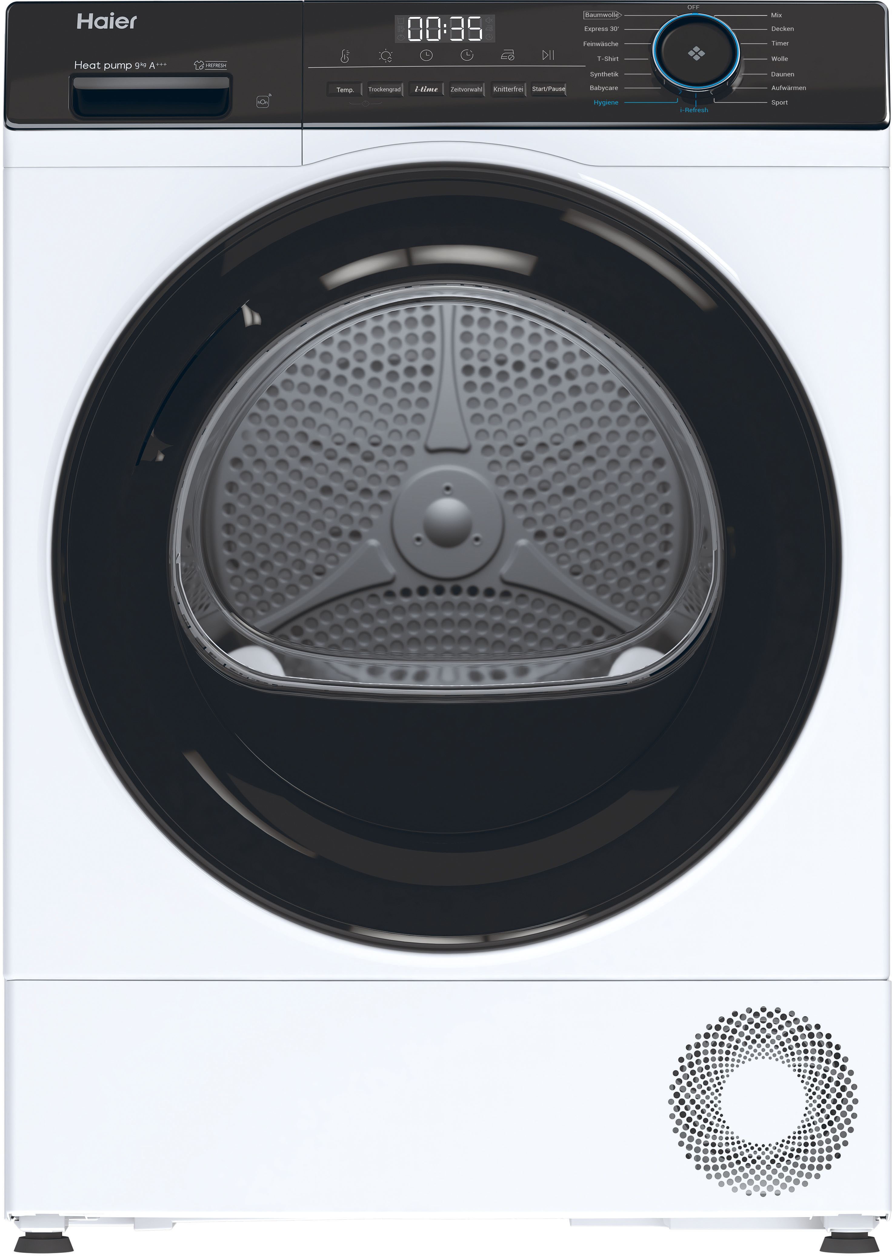 Haier Wärmepumpentrockner "HD91-A3939E" I-PRO 3 9 kg, Extra Hygiene-Funktion, i-Refresh-Dampfprogramm