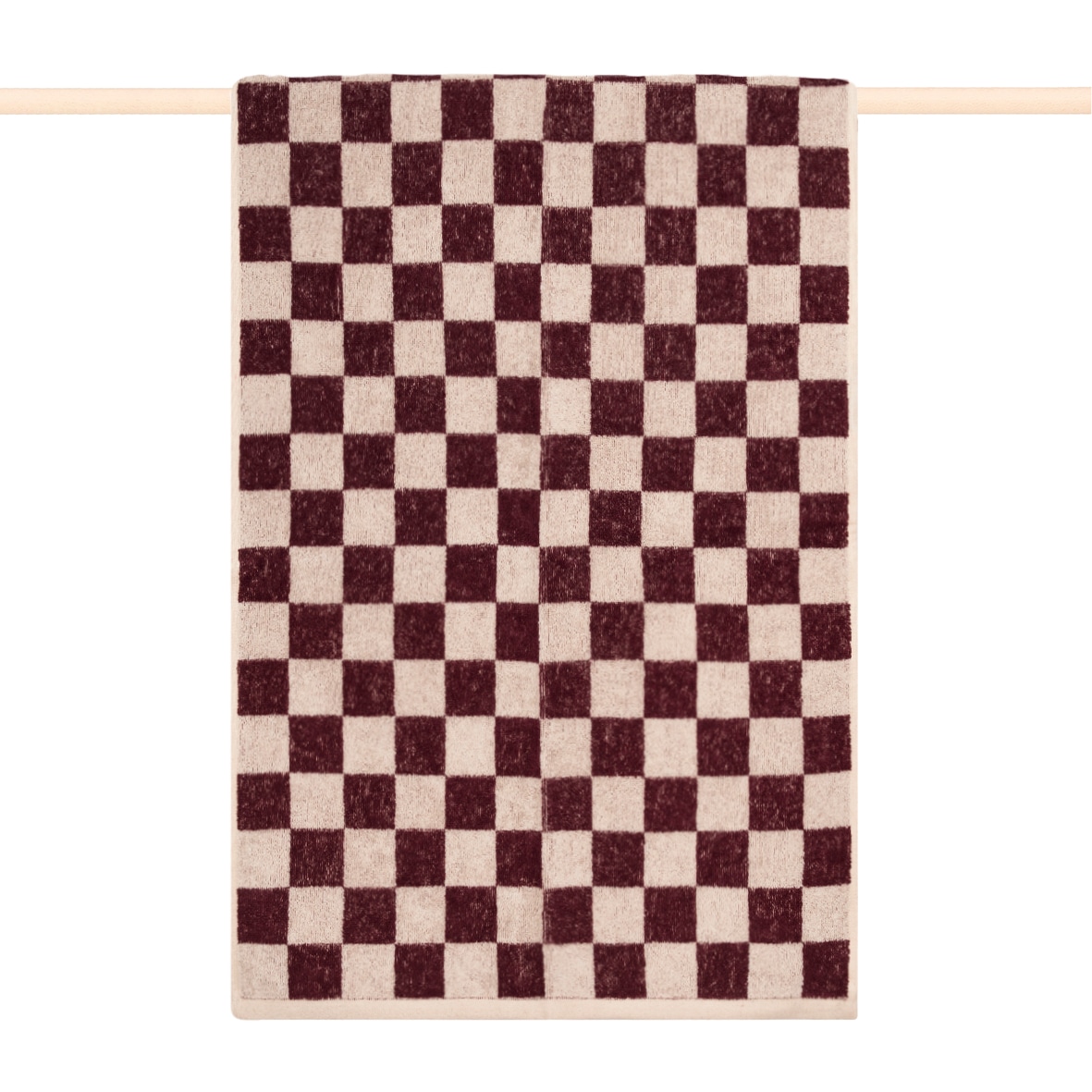 PAD Handtuch "CHESS, 50x100 cm" Made in Europe, 100% Baumwolle, modernes Karo Design