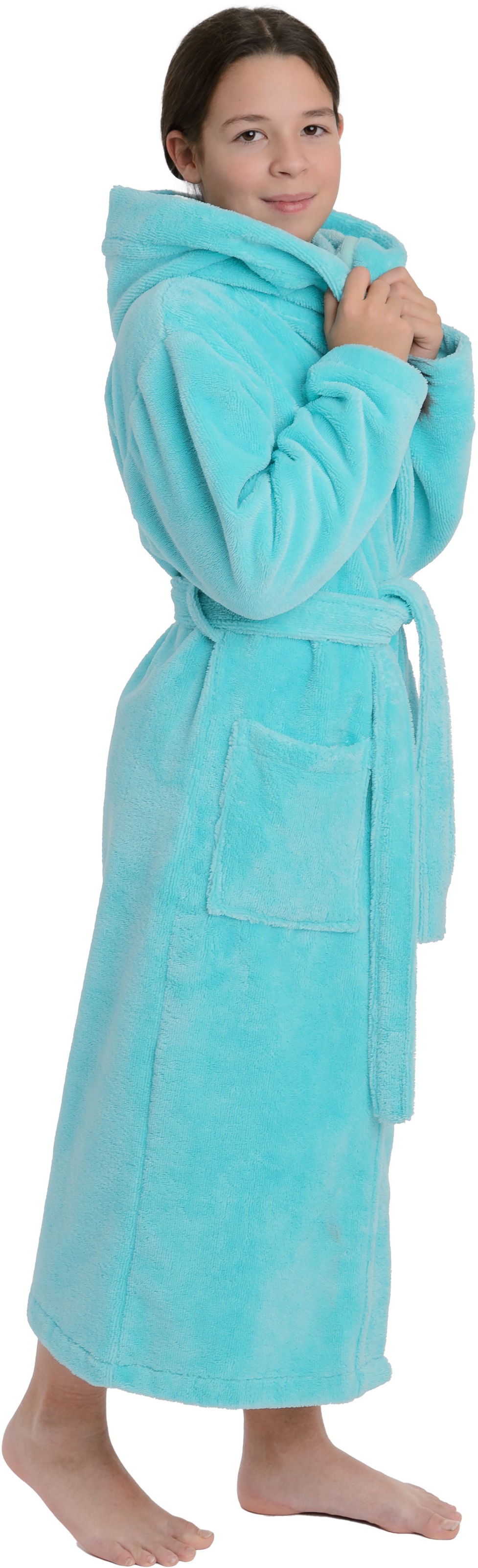 Wewo fashion Kinderbademantel »8514«, (1 St.), mit kuscheliger Kapuze