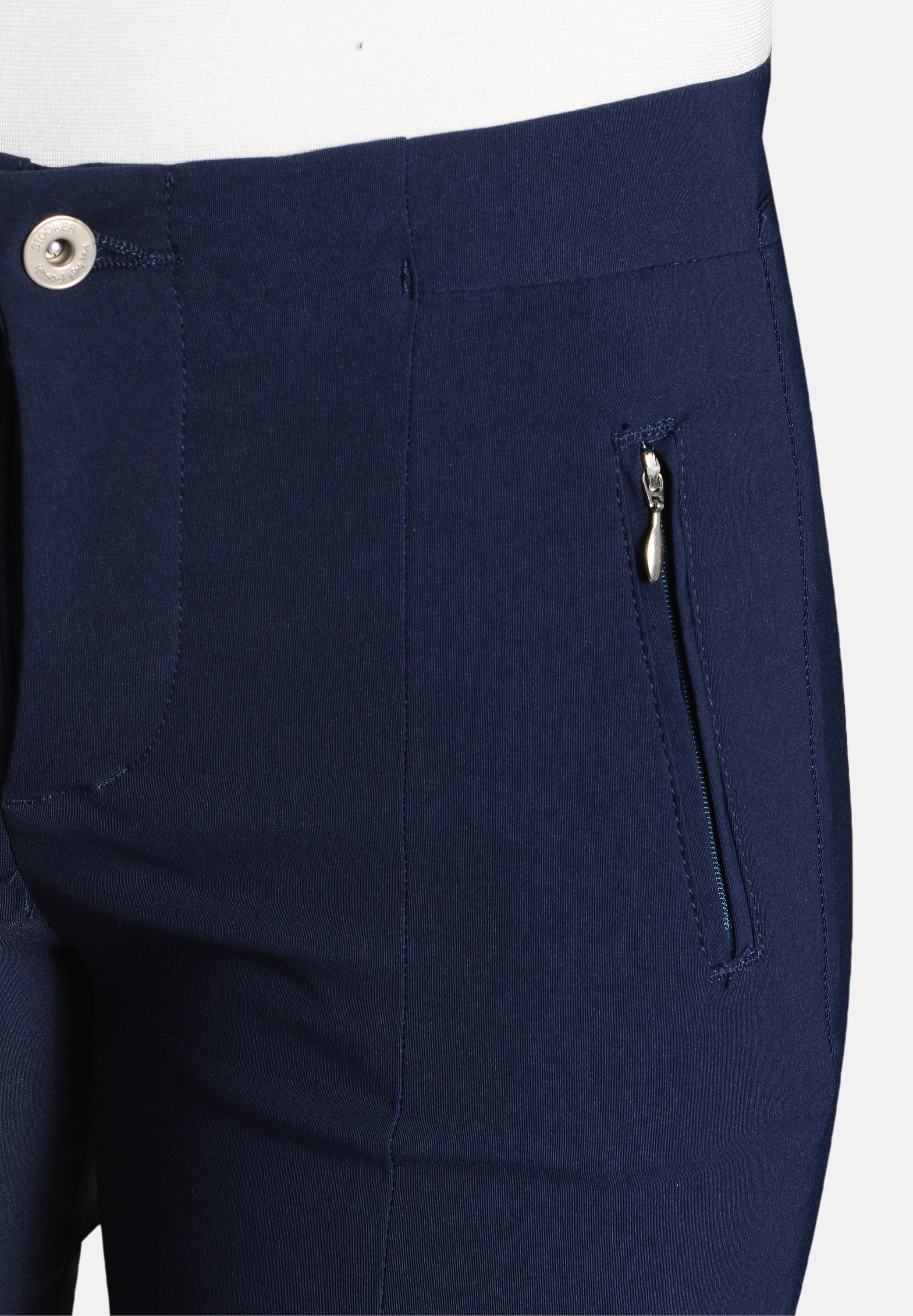 Thumbnail - STOOKER WOMEN 7/8-Hose "Macau Bengalin Slim Fit Jeans" Slim Fit Casual Clean Wash Bengalinqualität Bügelfrei, für Damen